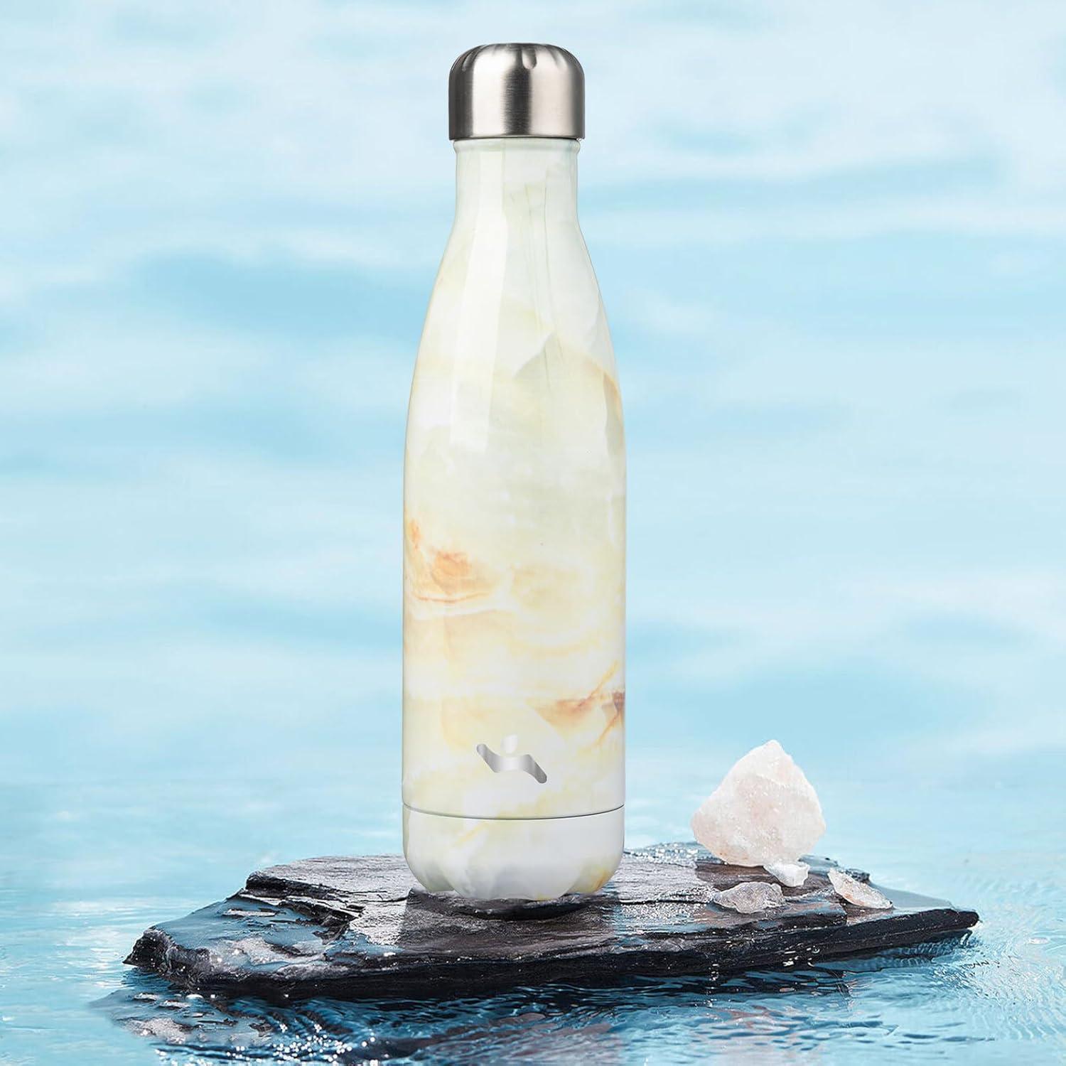 Botella de Agua Aislada Konokyo 17 oz Acero Inoxidable Jade