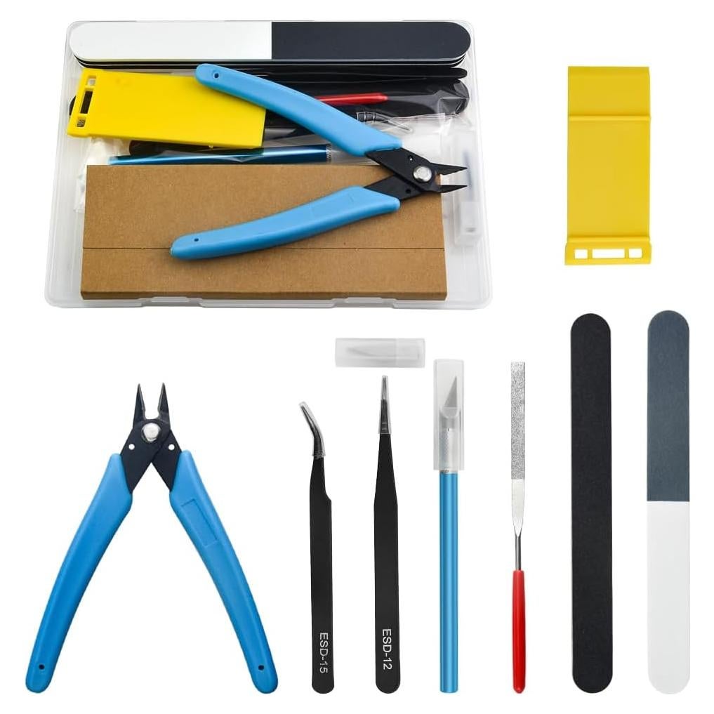 Juego de Herramientas BXQINLENX 9 Piezas para Modelismo