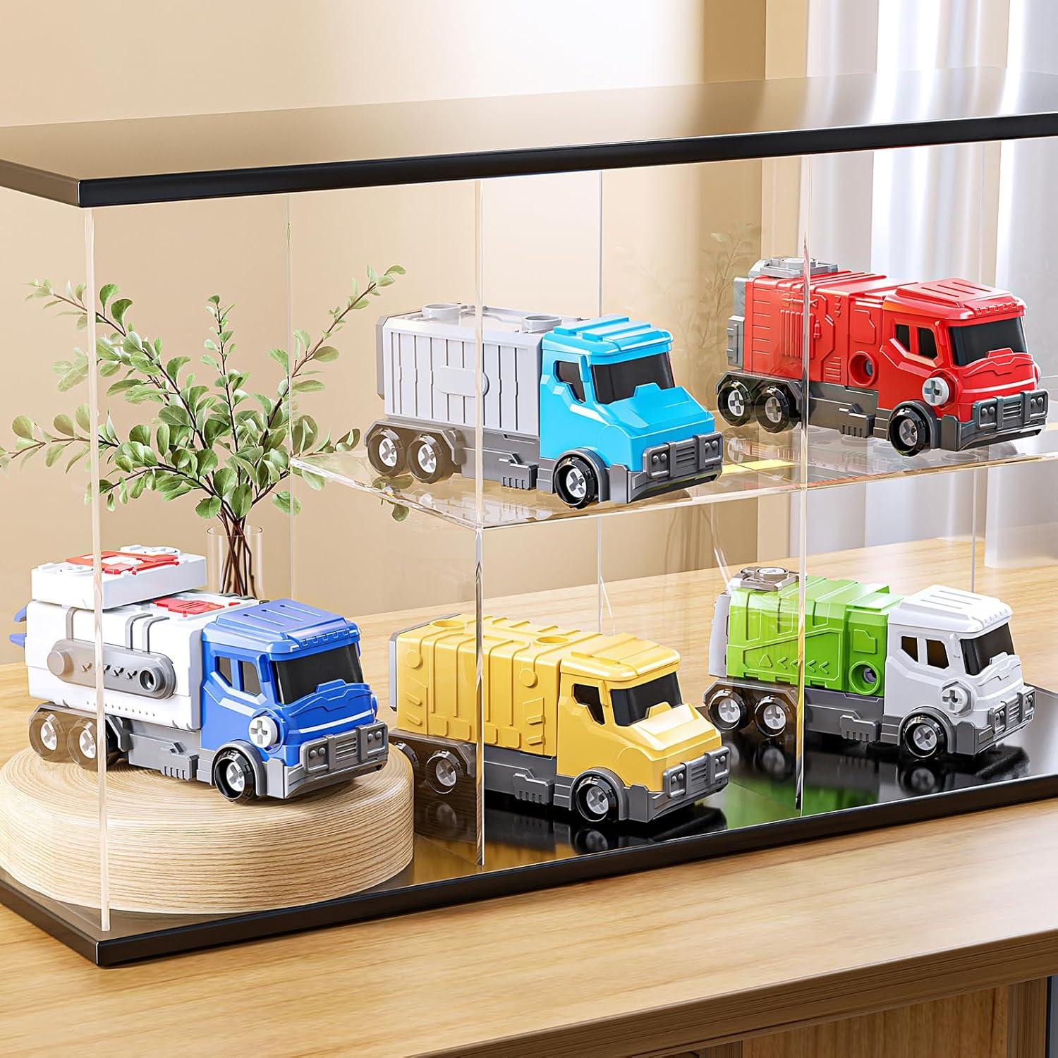 Juguetes Desarmables 5 en 1 WATUDOU Robot con Luz y Sonido