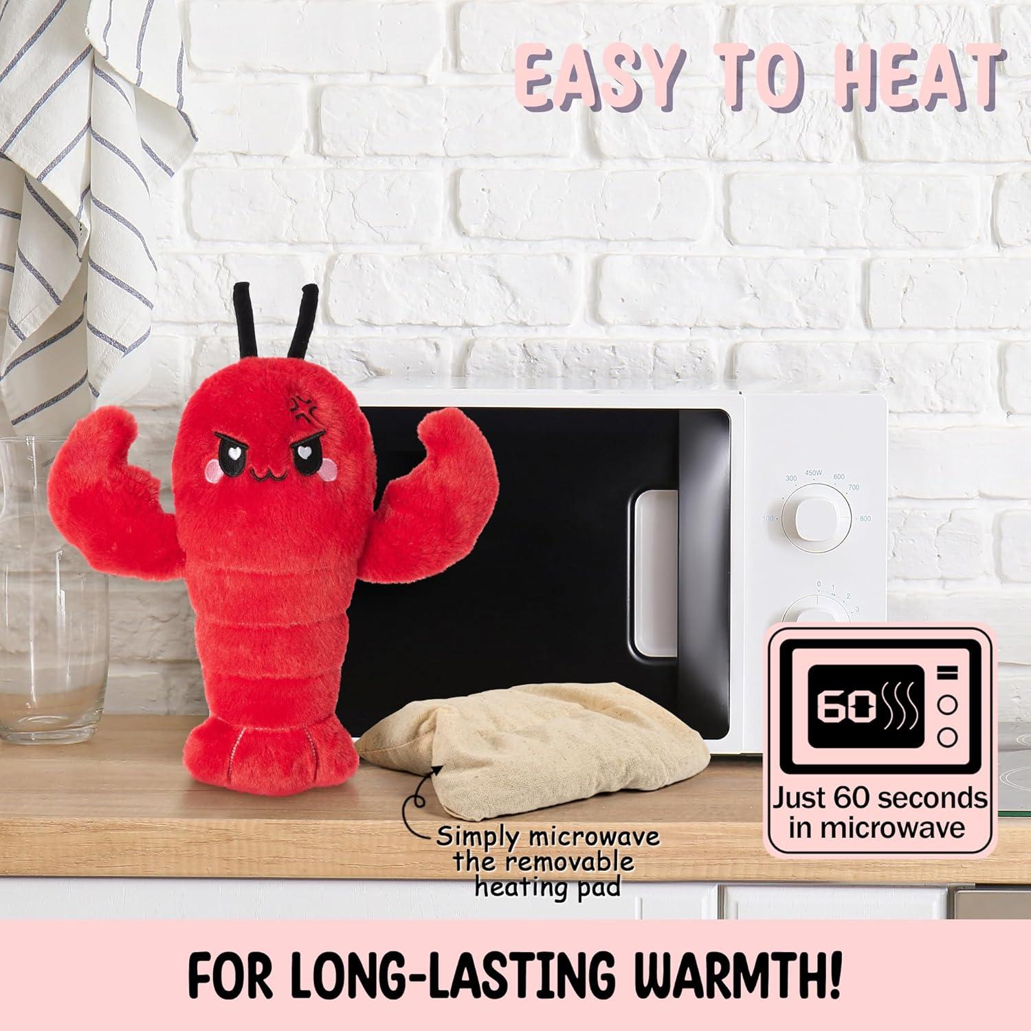 Almohadilla Térmica Crustáceo Enojado Happy Fuel 15x10cm