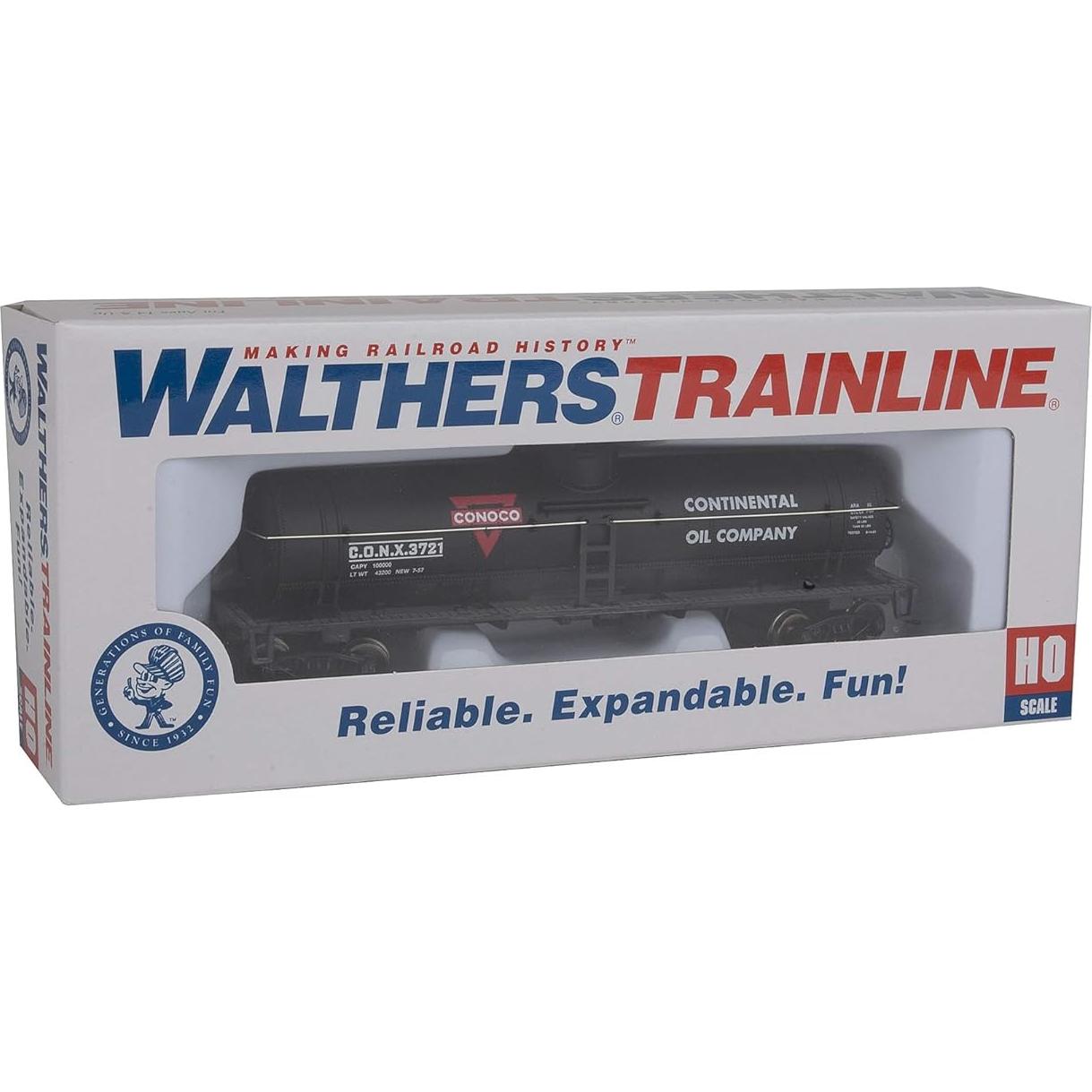Carro Tanque 12.2m Walthers HO Ruedas Metal RP-25