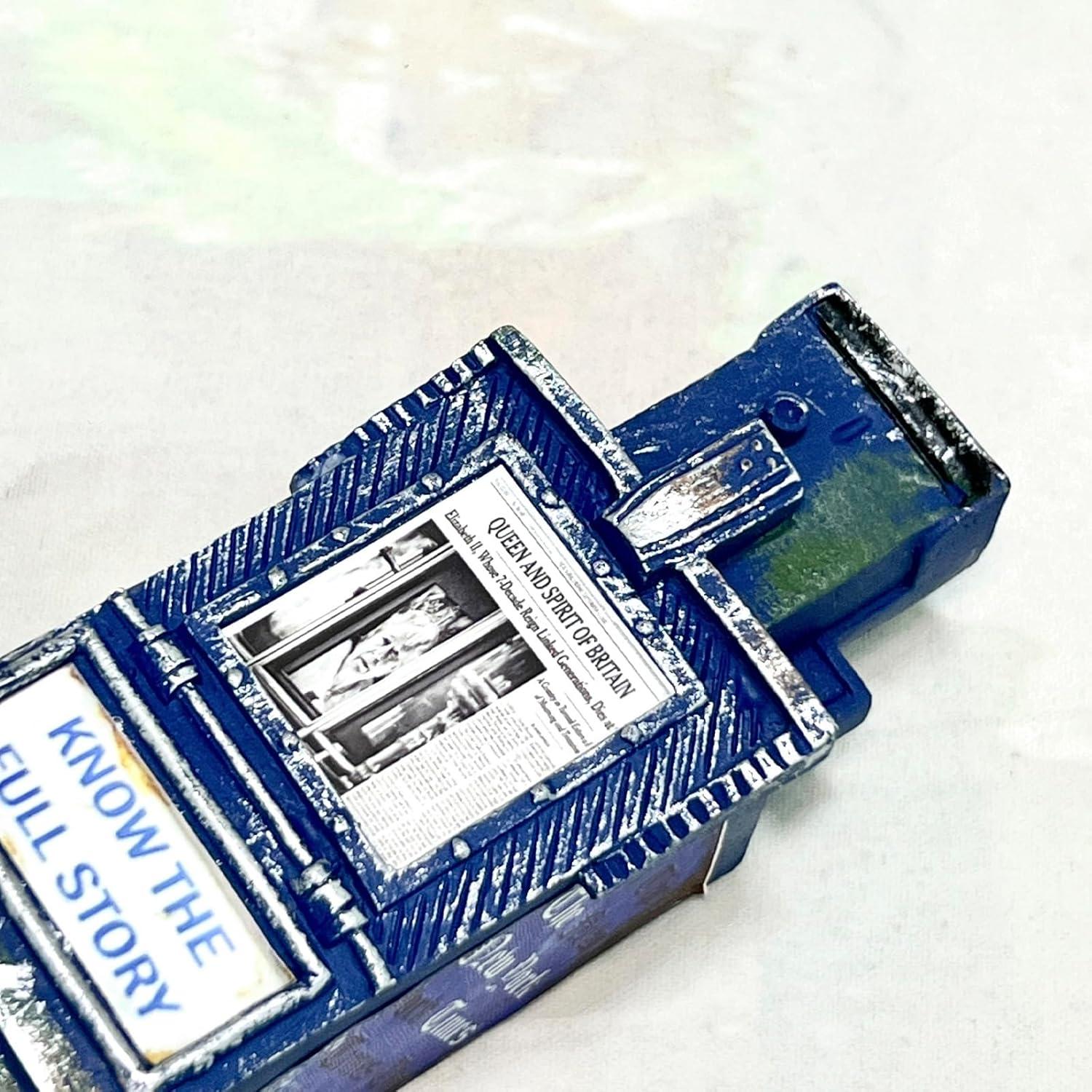 Mini Teléfono Público Vintage OLANKE 1:12 Decoración Casa Muñecas