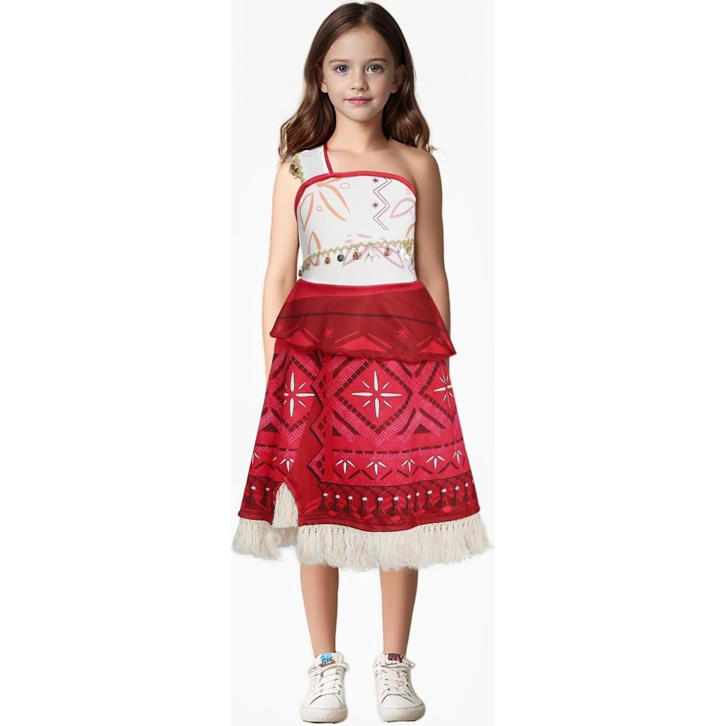 COTRIO Princess Dress Up for Girls Halloween Costume for Girl Dress Up Clothes Toddler Kids Outfit with Accessories Necklace