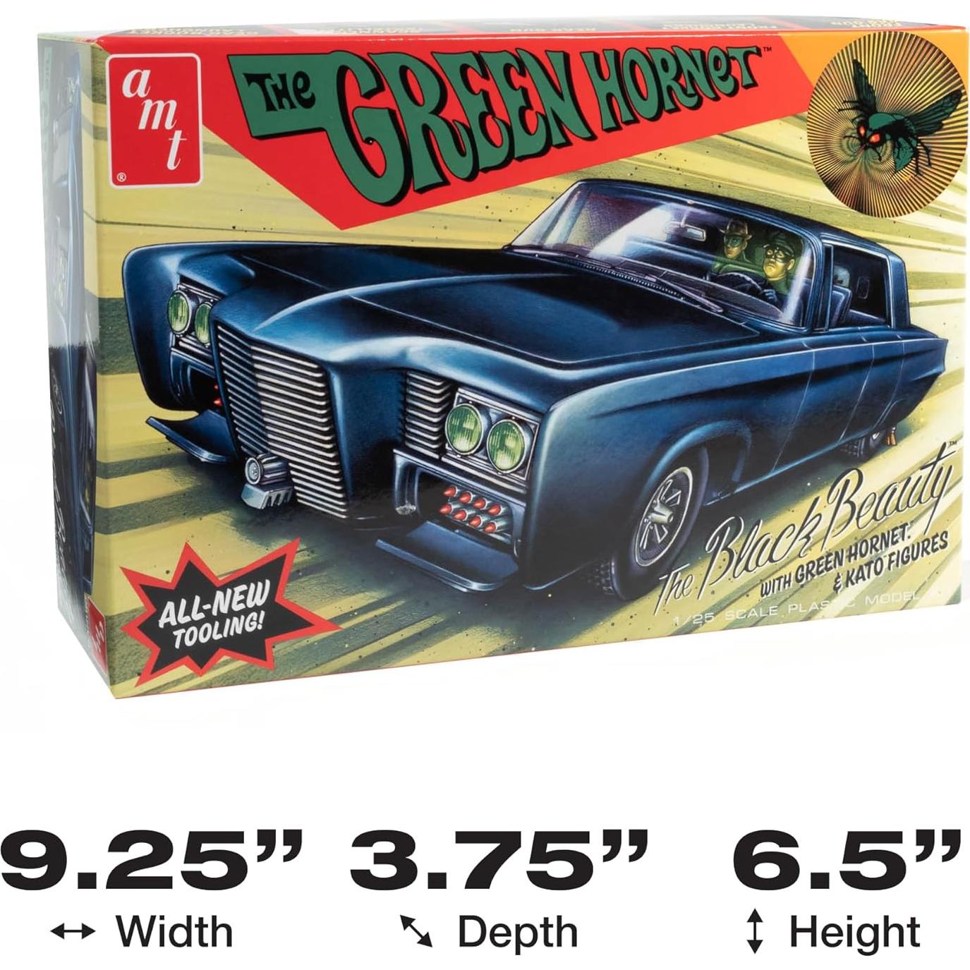 Kit Modelo Escala 1:25 AMT Green Hornet Black Beauty