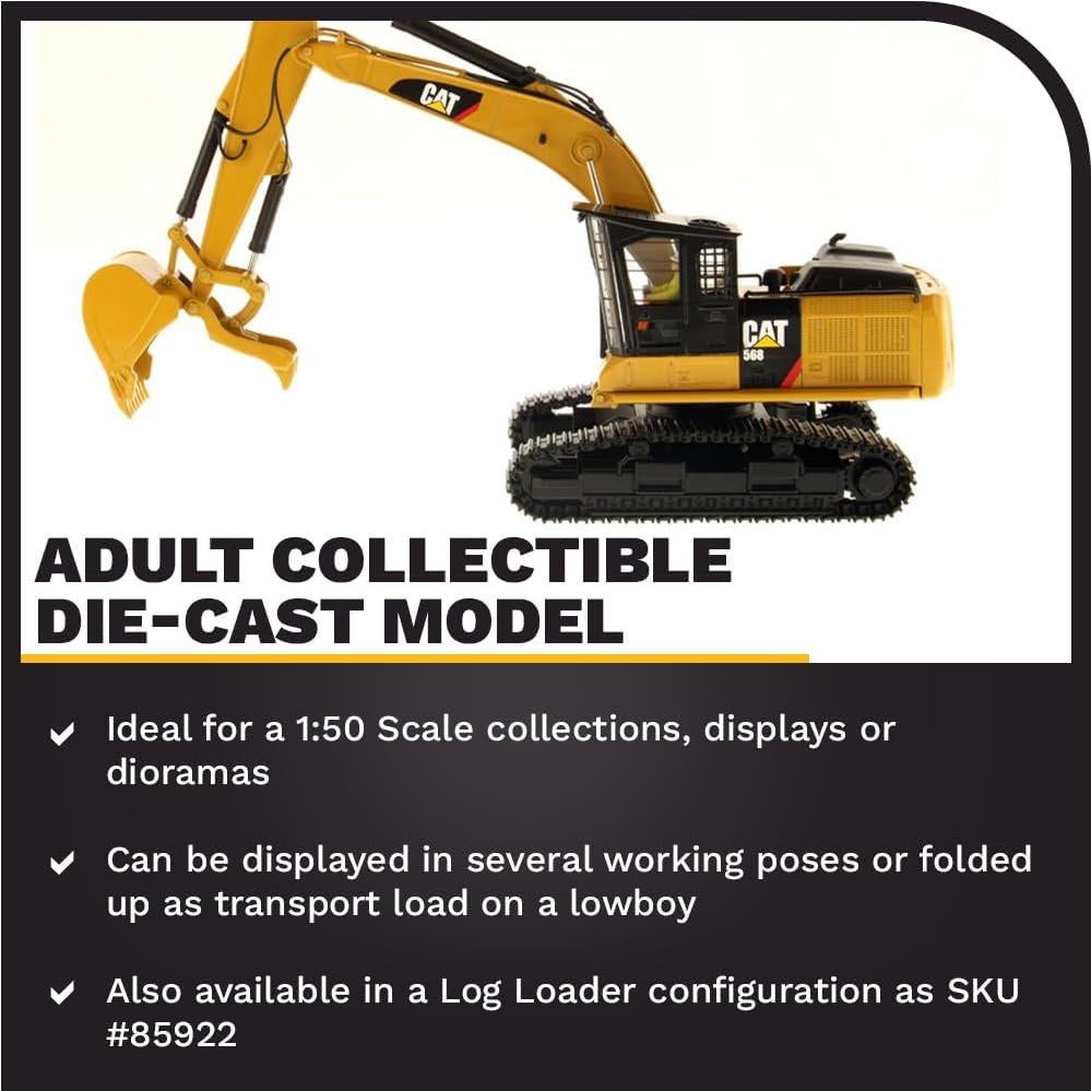 Diecast Masters Caterpillar 568 GF 1:50 Modelo Detallado