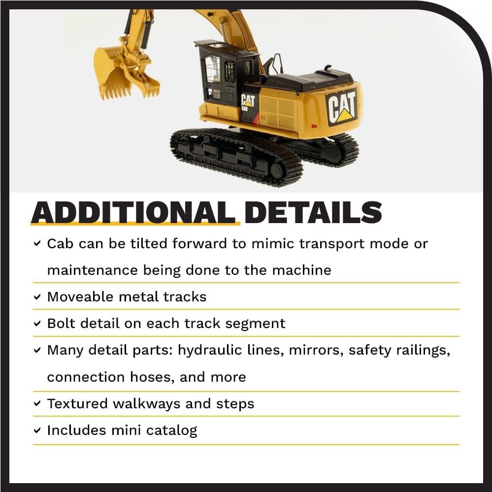 Diecast Masters Caterpillar 568 GF 1:50 Modelo Detallado