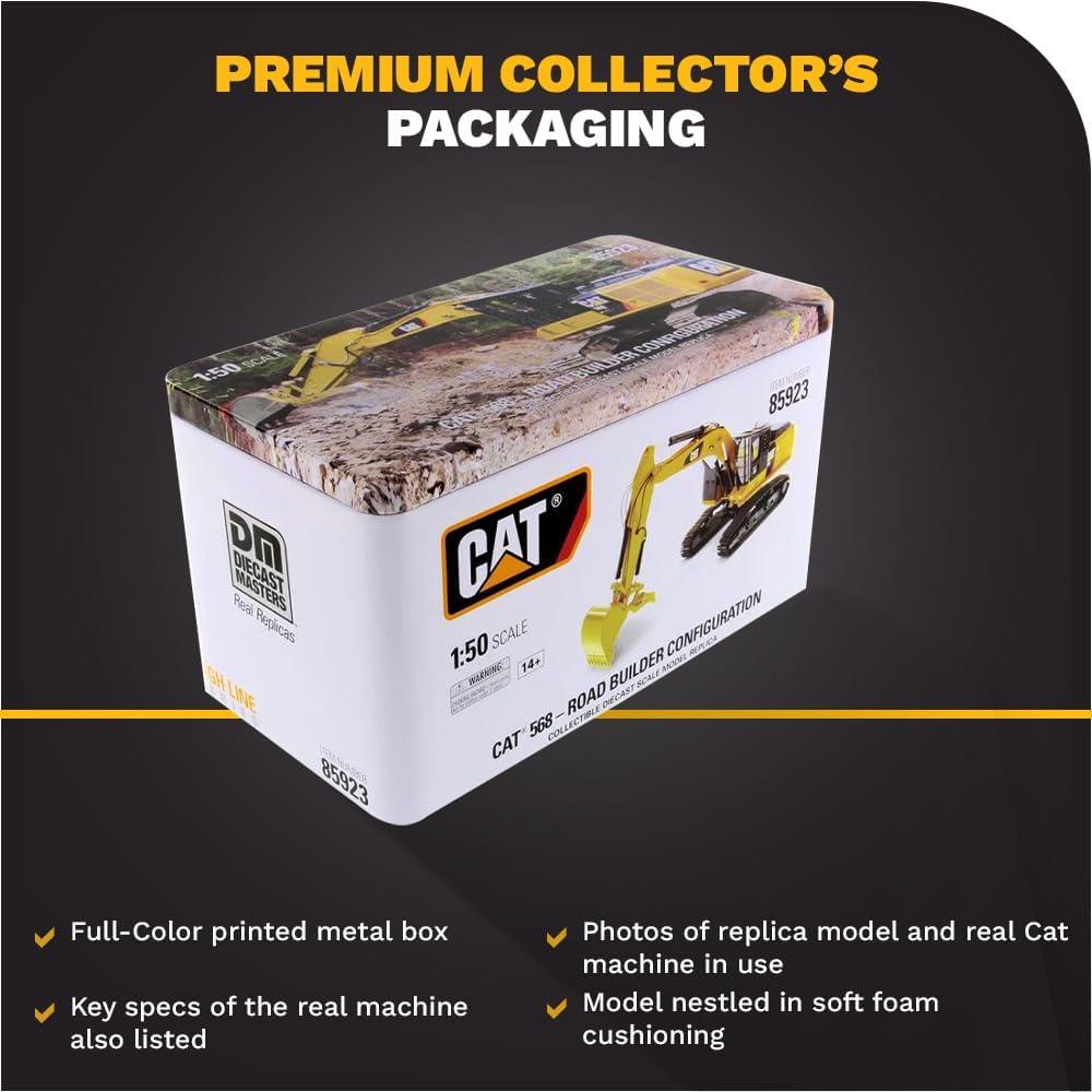 Diecast Masters Caterpillar 568 GF 1:50 Modelo Detallado
