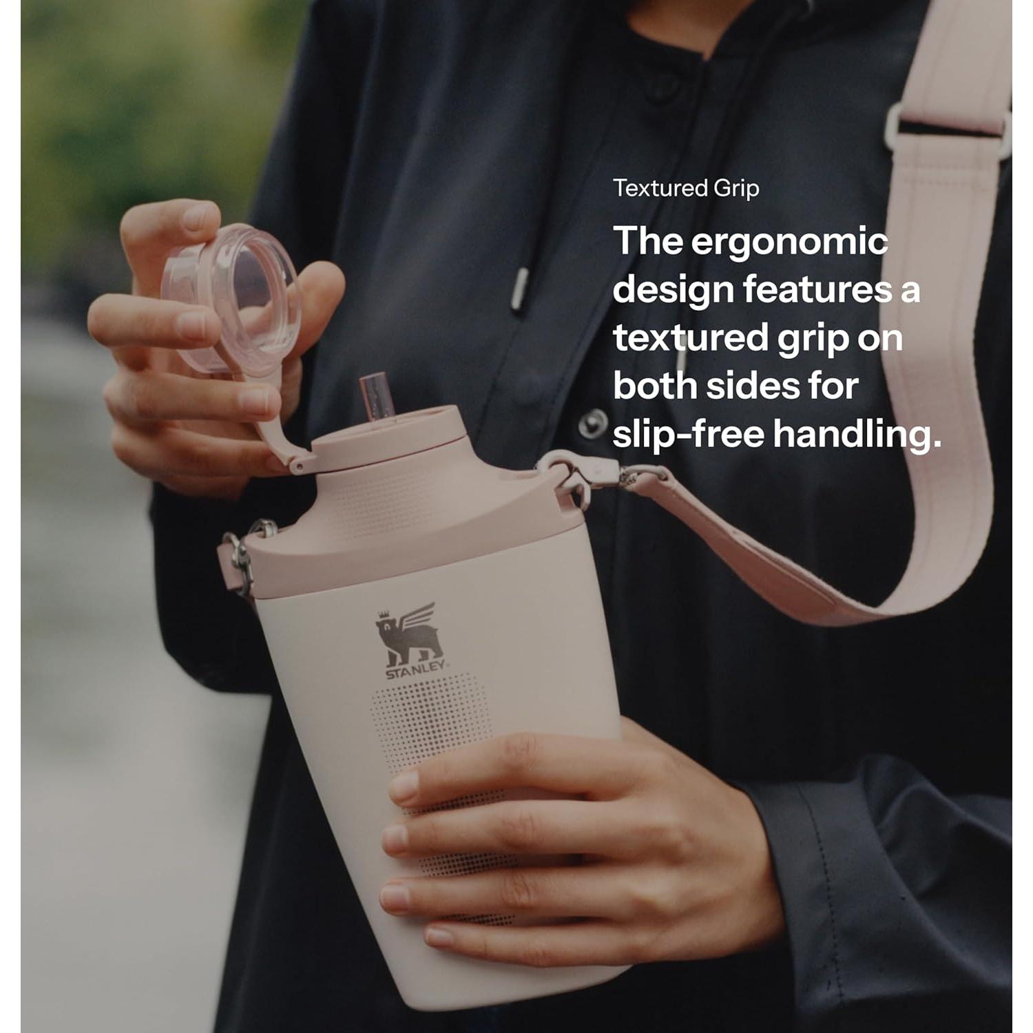 Botella de Agua Stanley Cross 680 ml | Acero Inoxidable Negro