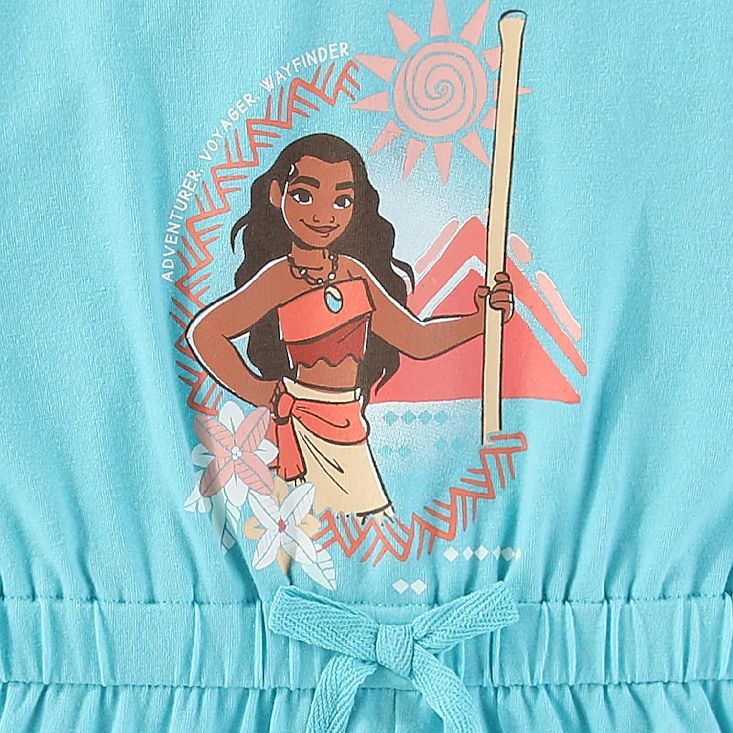 Monos Disney Moana para Niñas 2 Paquete Tallas 2T a 10