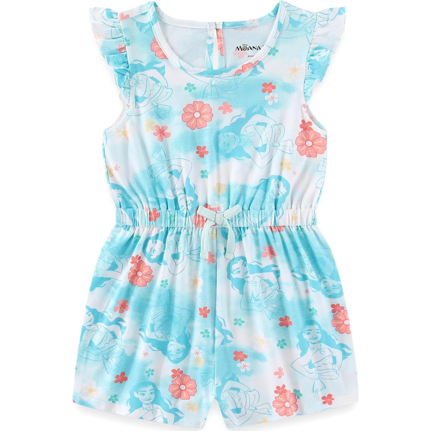 Monos Disney Moana para Niñas 2 Paquete Tallas 2T a 10