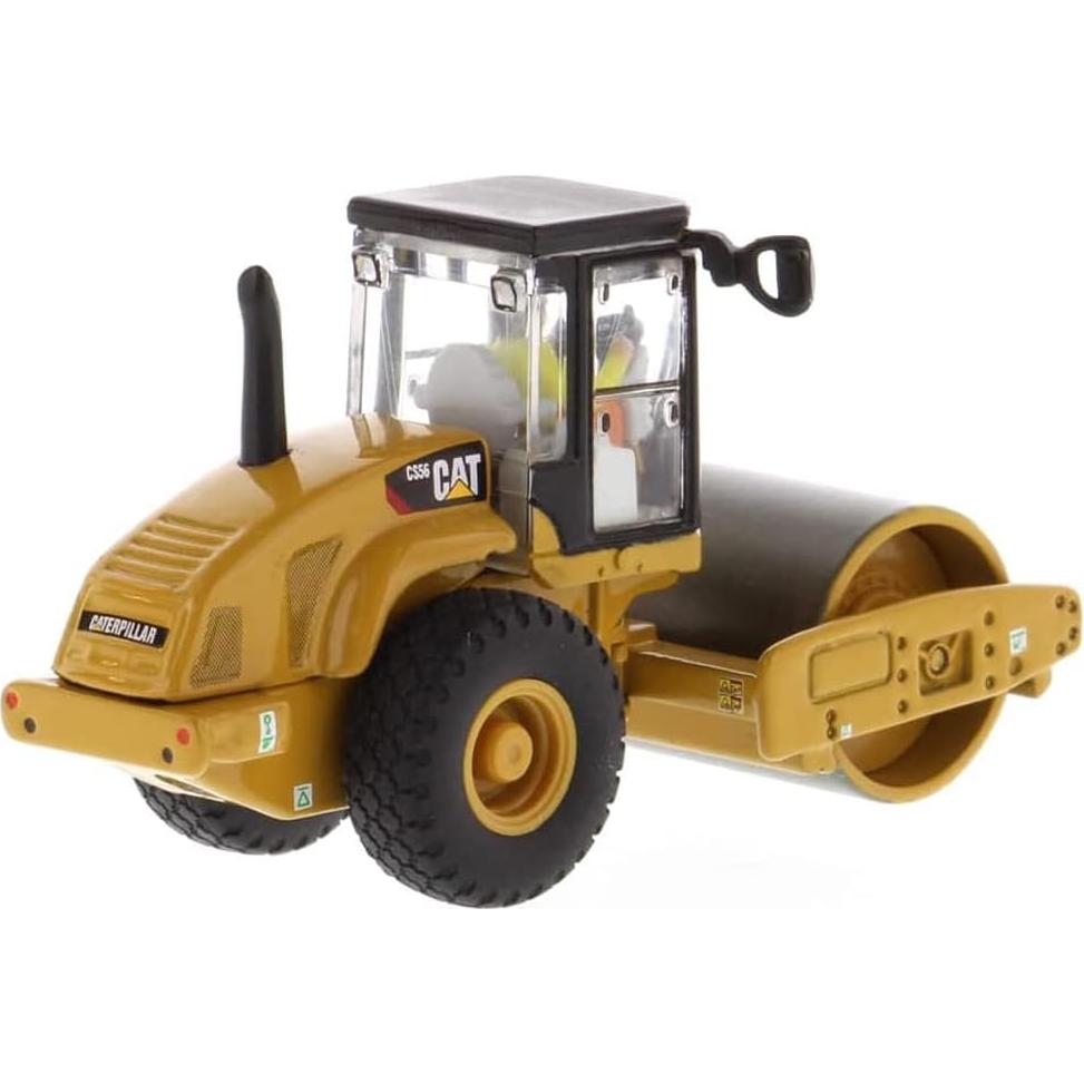 Compactador Caterpillar CS56 Diecast 1:87 Detalles Realistas