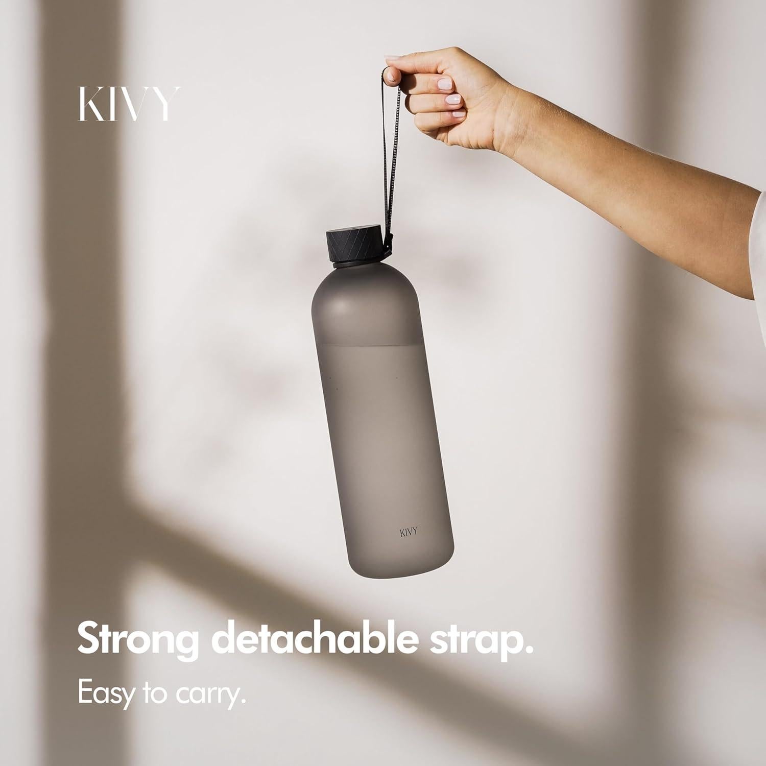 Botella de Agua KIVY 1.5L Ligera y a Prueba de Roturas