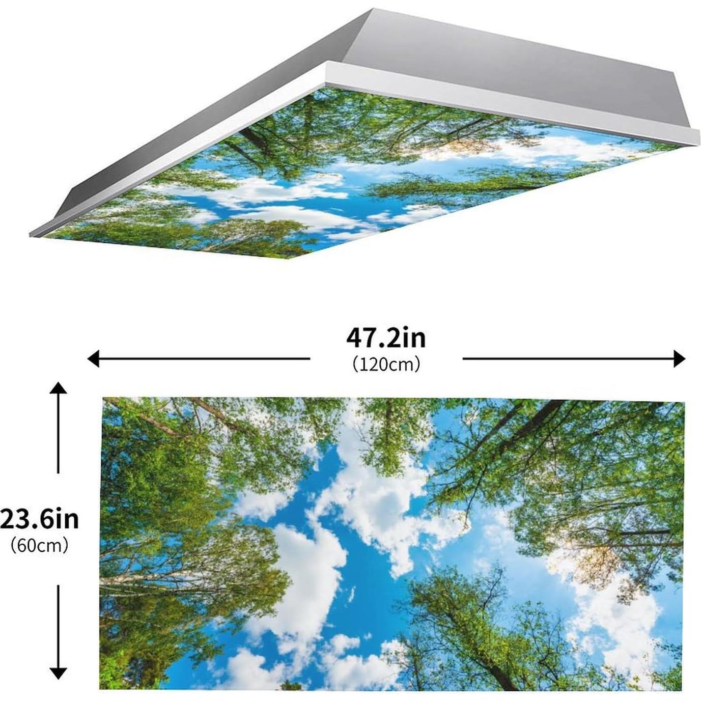 Filtros de Luz Fluorescente Magnéticos RoseFace 2 Piezas 121.9x61cm