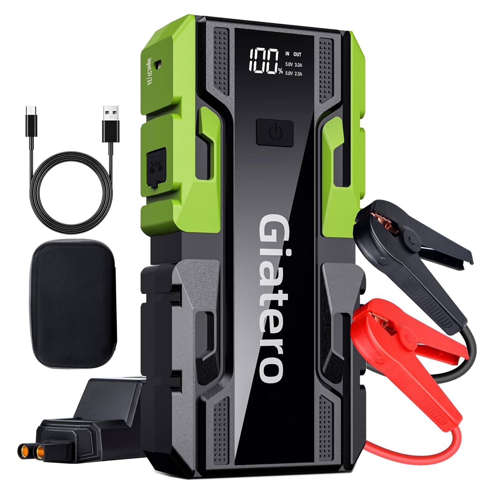 Arrancador de Batería Giatero 001B 4000A 12V Portátil