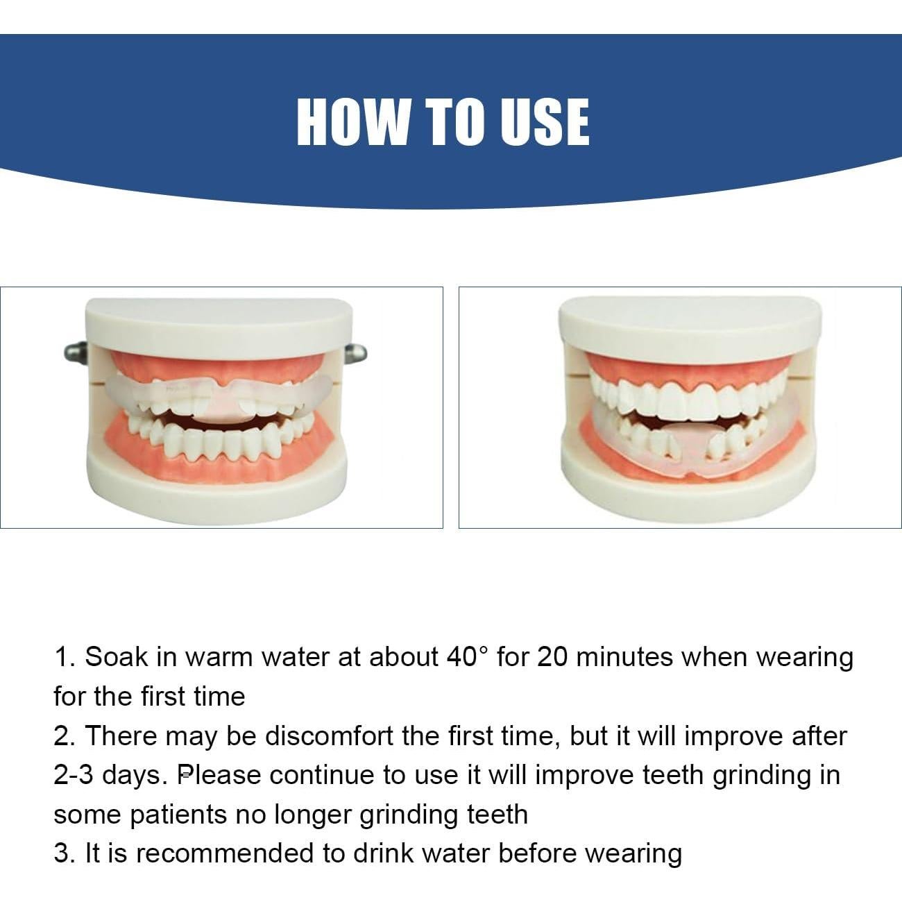 10 Protectores Dentales Nocturnos Wokyo para Bruxismo