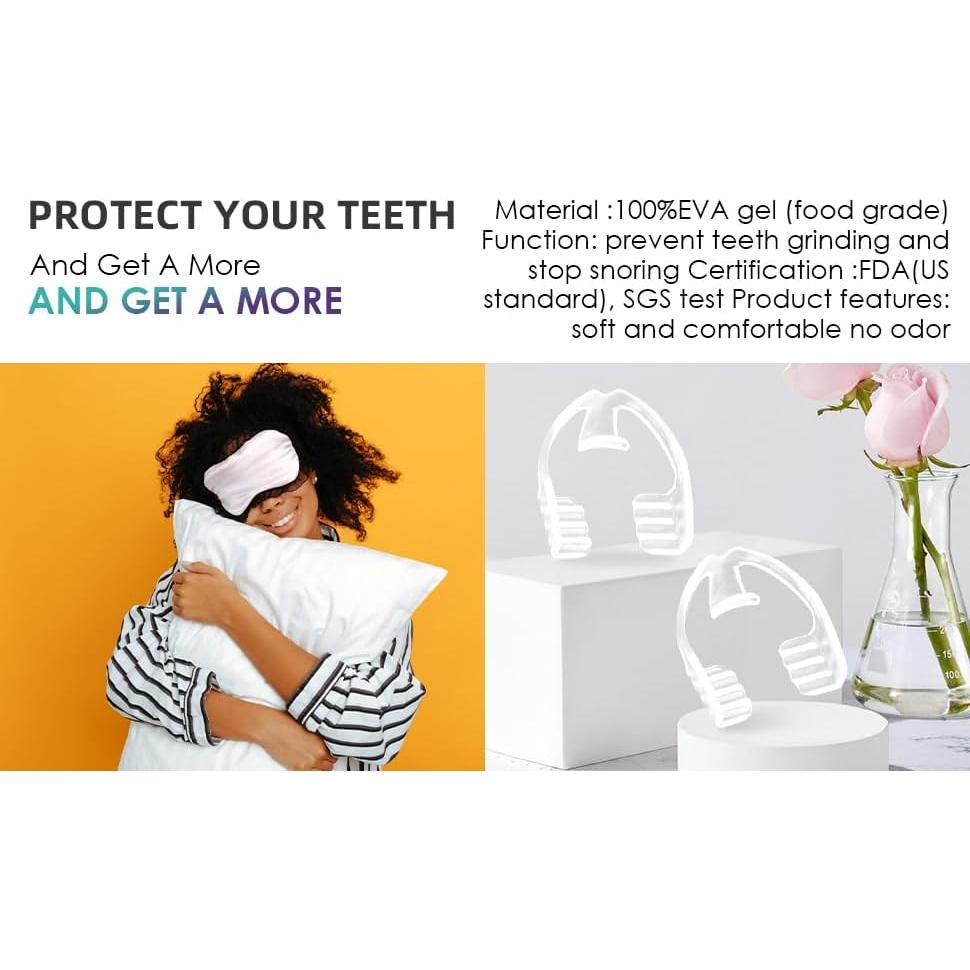 10 Protectores Dentales Nocturnos Wokyo para Bruxismo