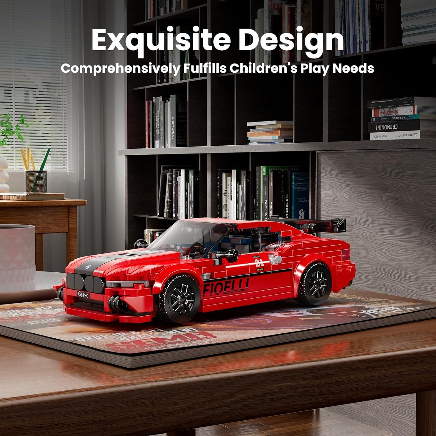 Mould King Kit de Construcción Coche de Carreras 27072 481 Piezas