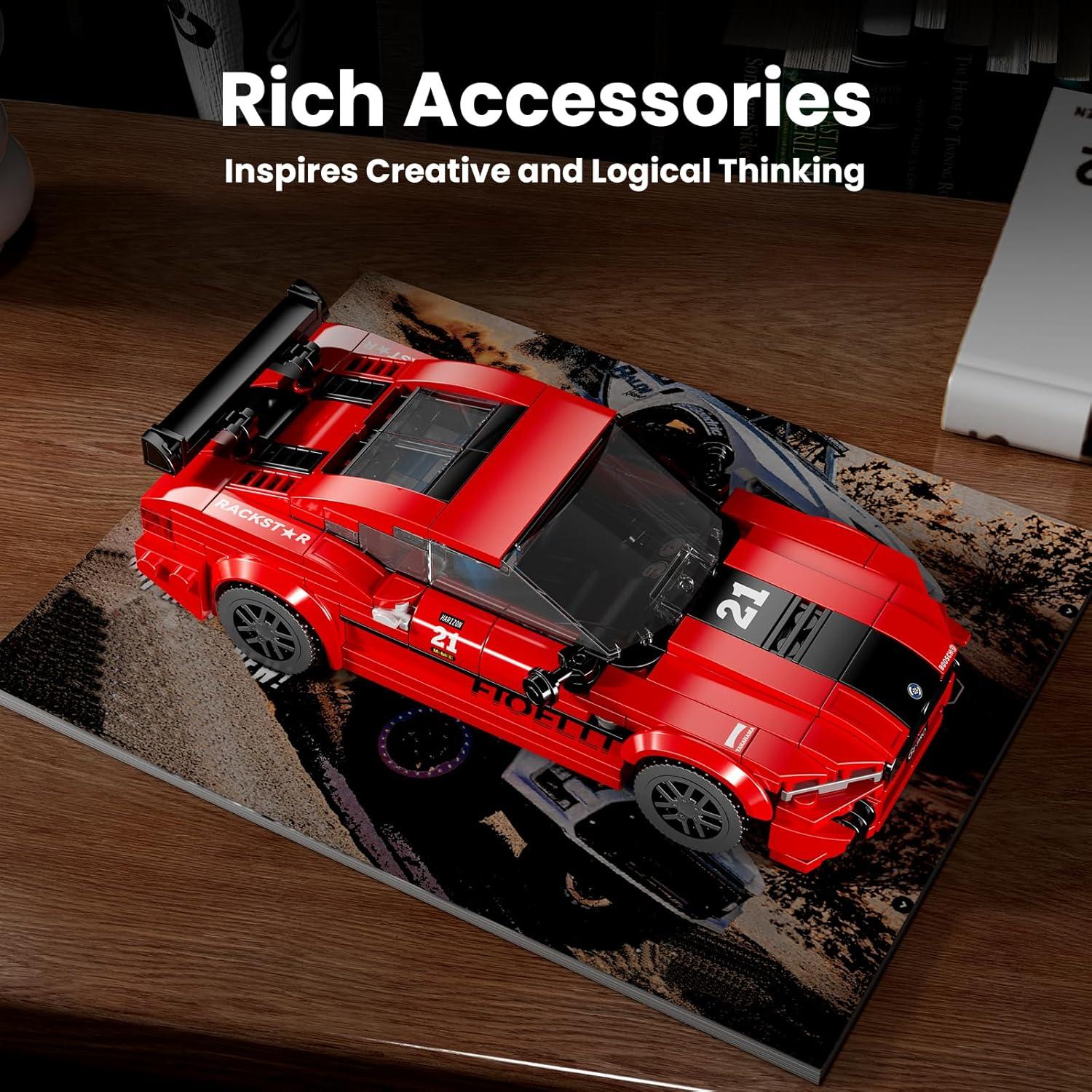 Mould King Kit de Construcción Coche de Carreras 27072 481 Piezas