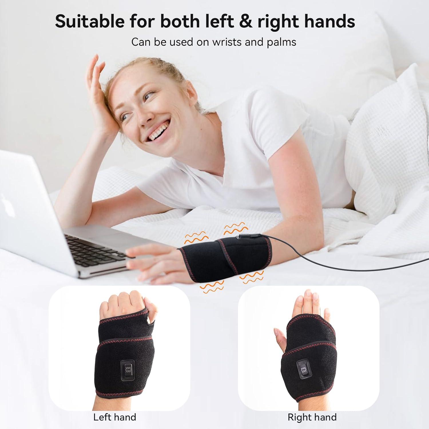 Almohadilla Térmica Yabuu para Muñeca con Masaje - Alivio Dolor