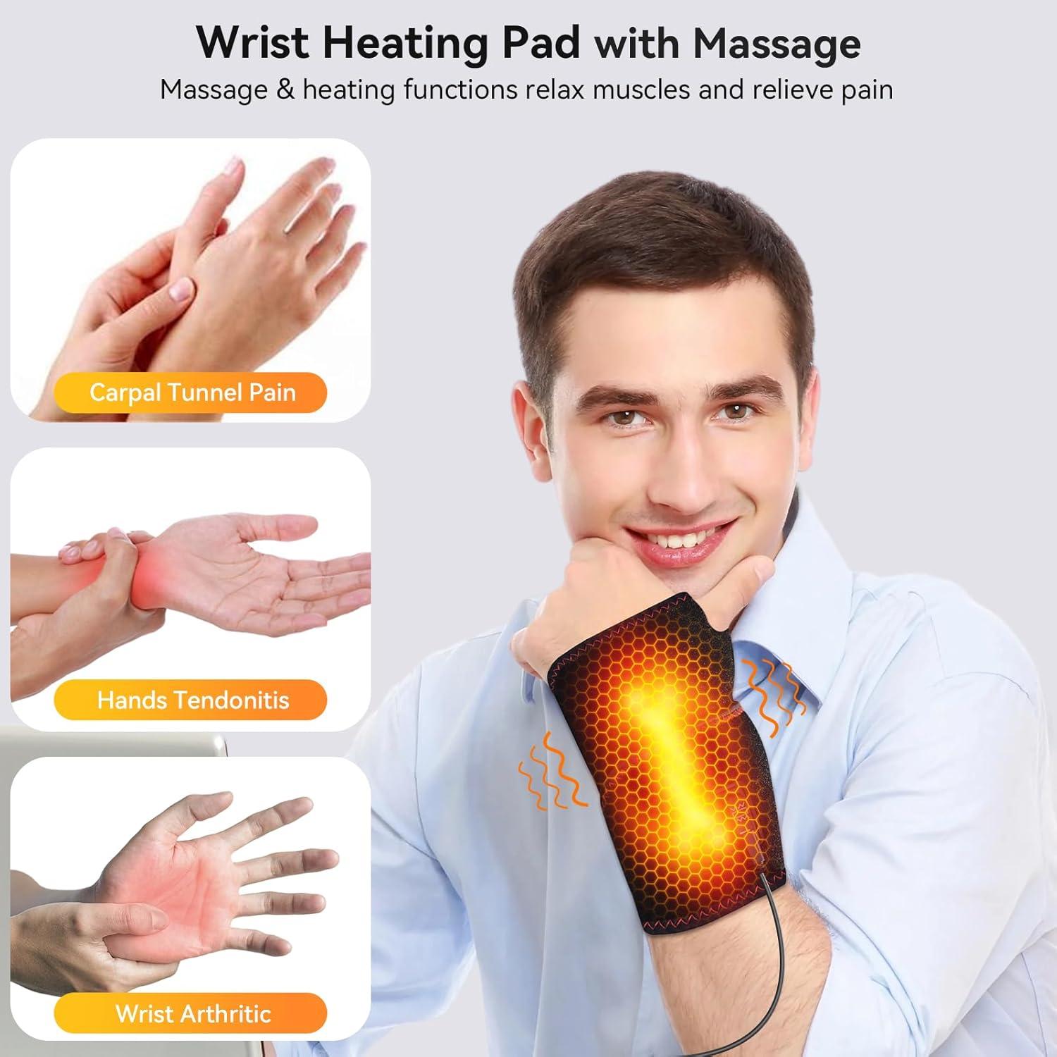 Almohadilla Térmica Yabuu para Muñeca con Masaje - Alivio Dolor