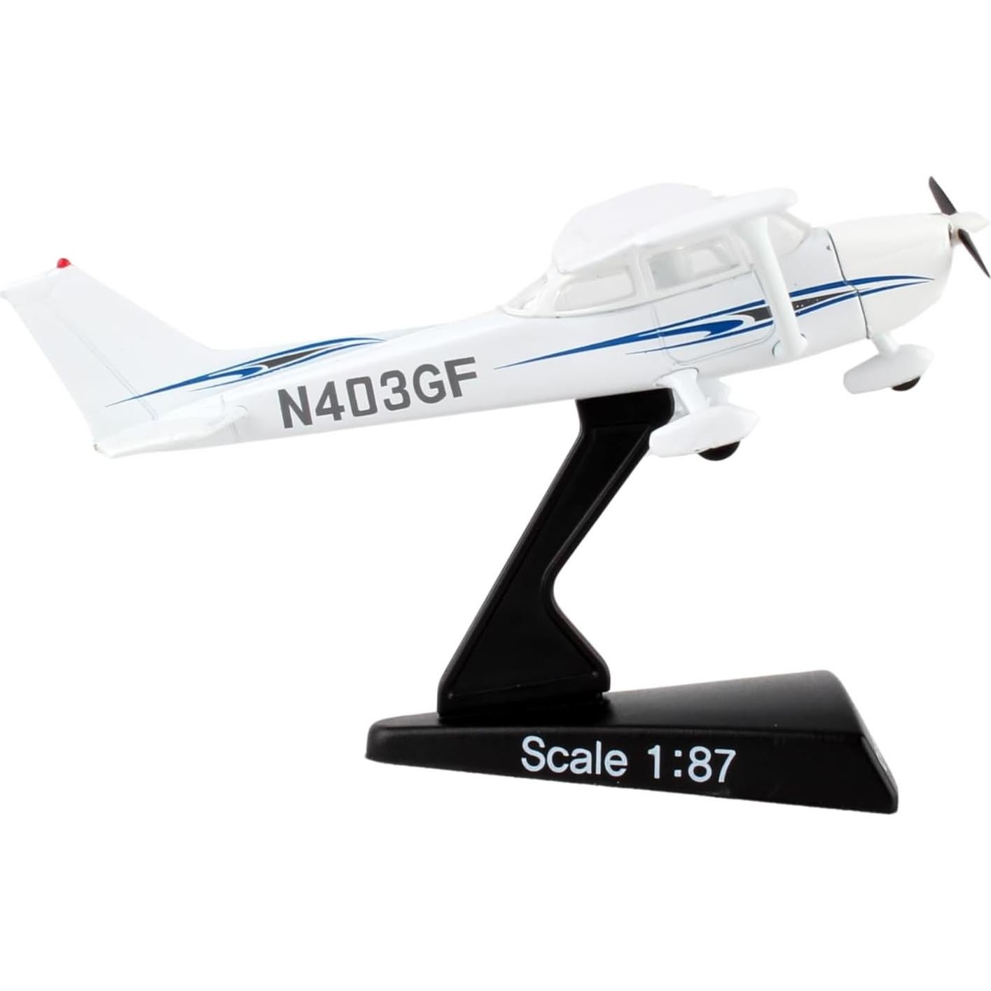 Daron Sello Cessna 172 SkyHawk 1:87 Metal Blanco