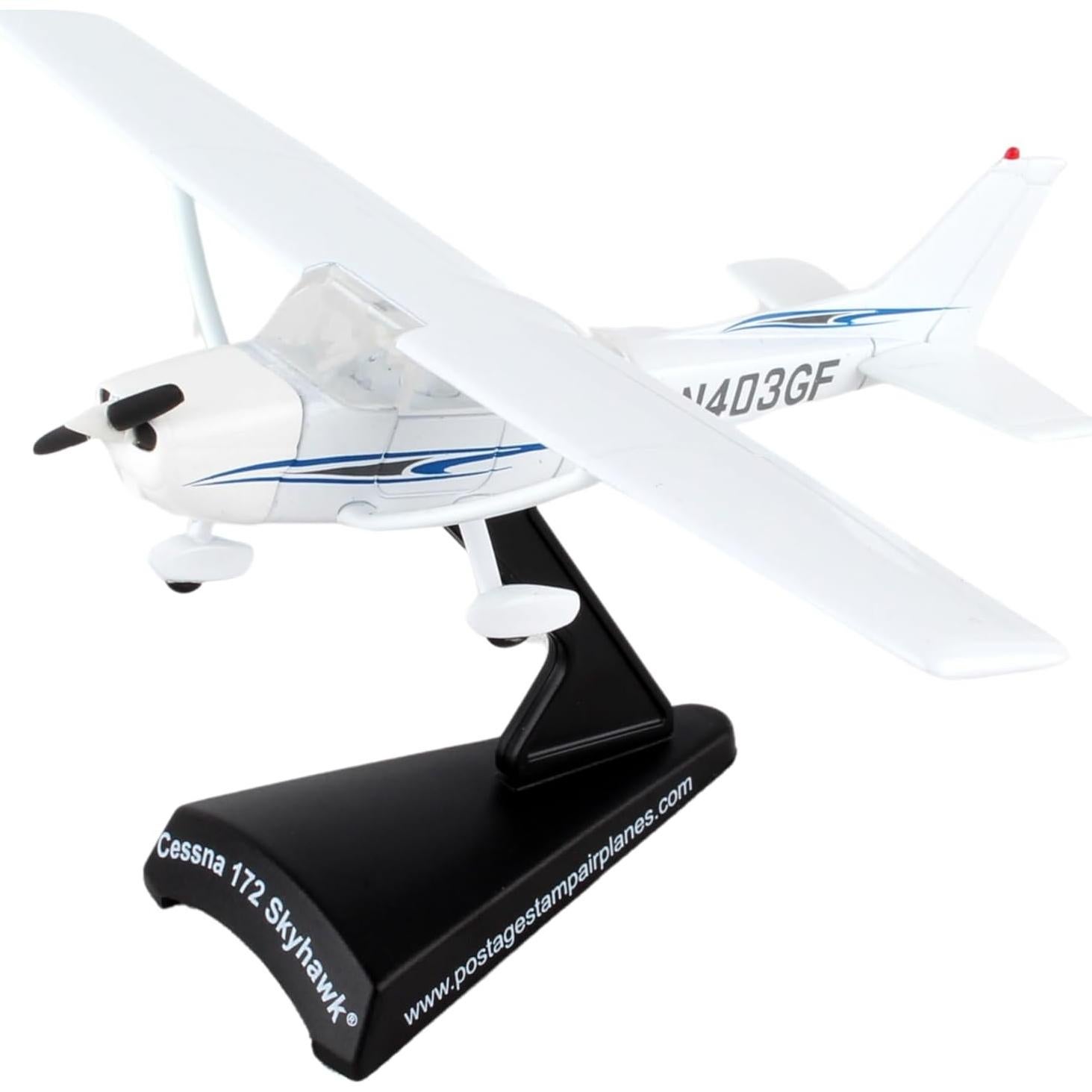 Daron Sello Cessna 172 SkyHawk 1:87 Metal Blanco