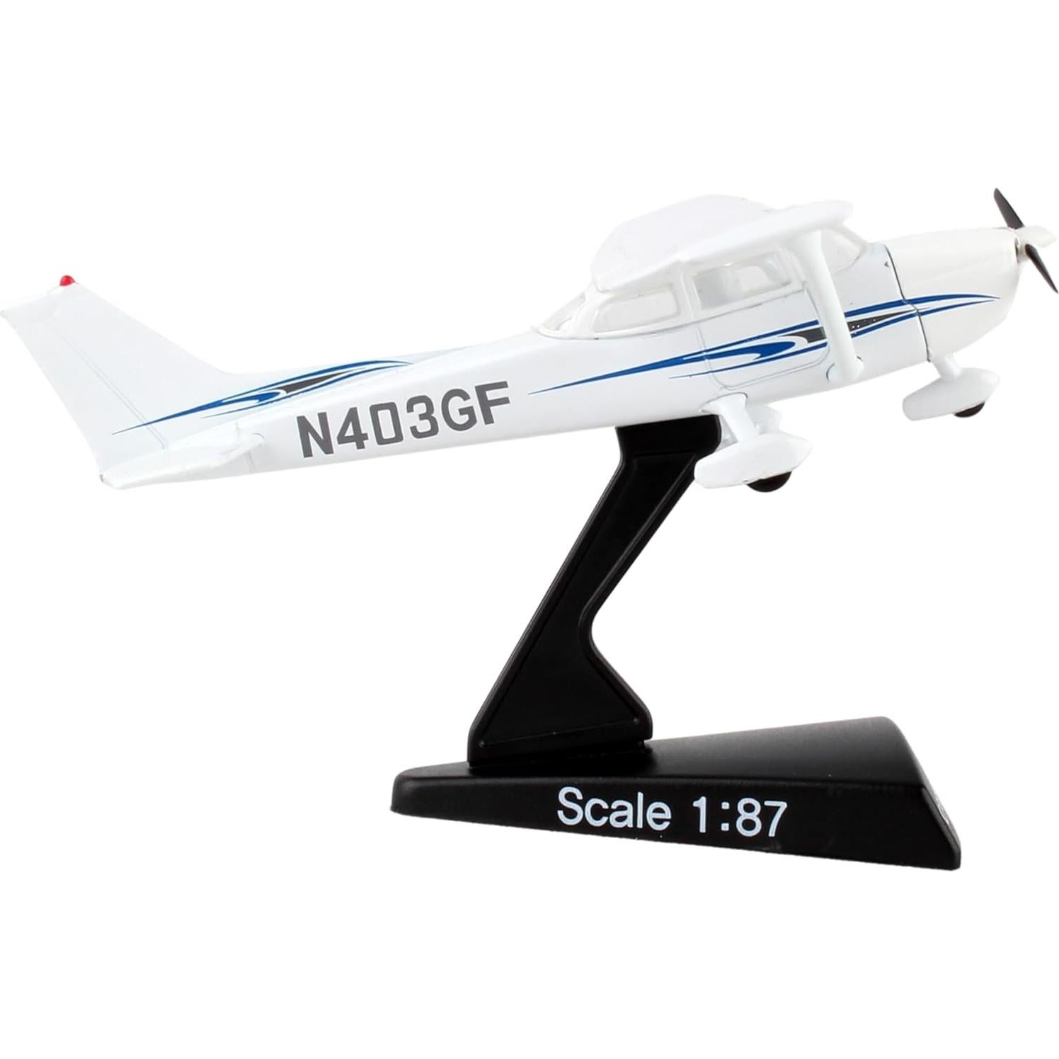 Daron Sello Cessna 172 SkyHawk 1:87 Metal Blanco