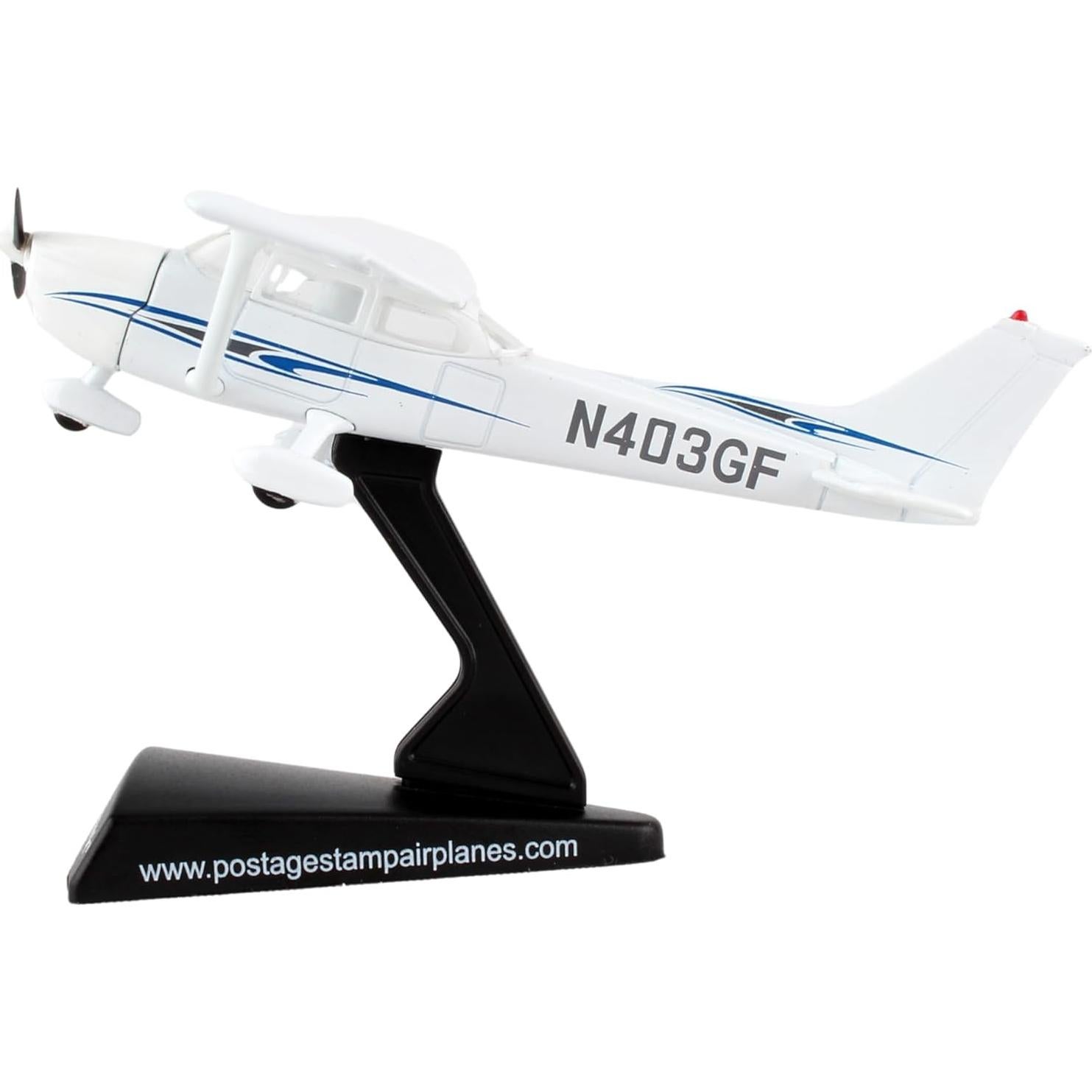 Daron Sello Cessna 172 SkyHawk 1:87 Metal Blanco