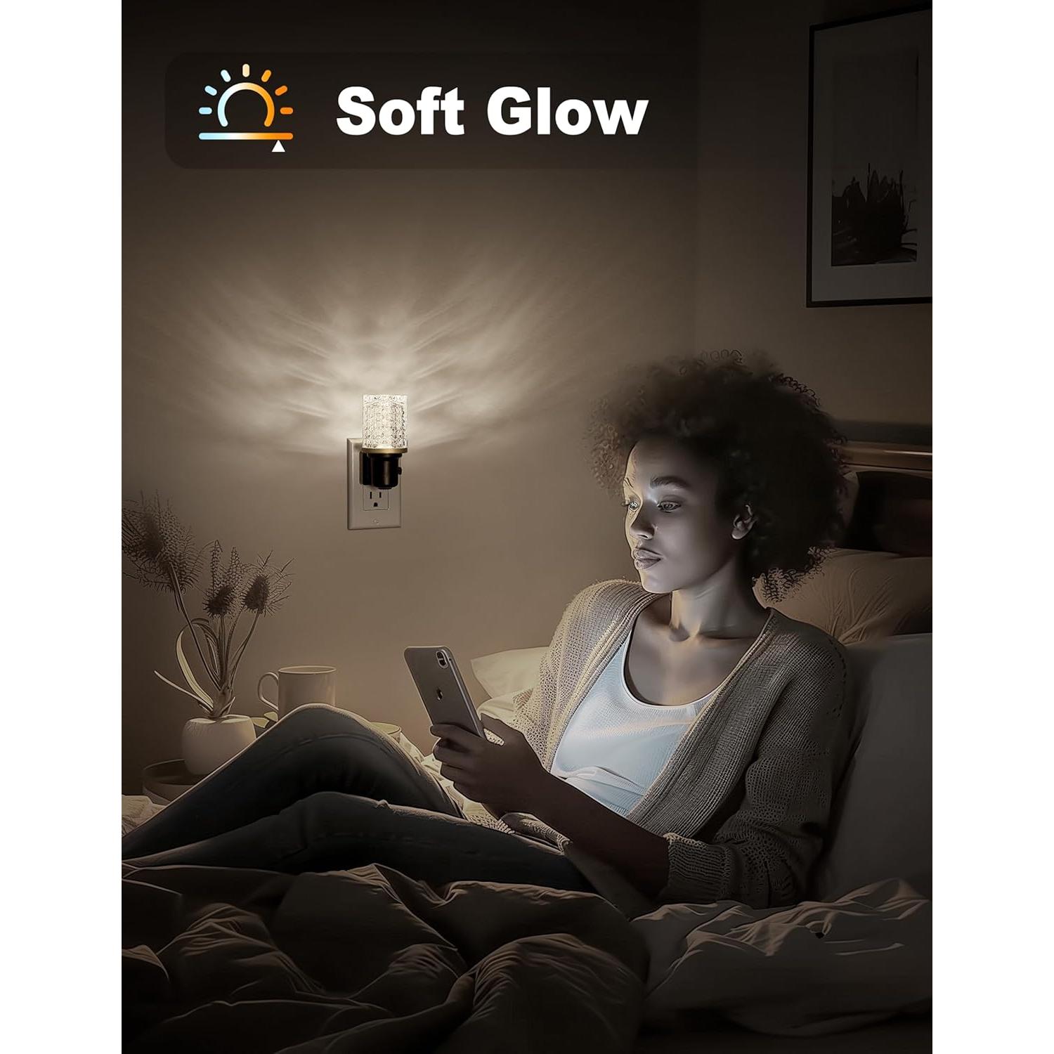 Luz Nocturna LED JandCase Regulable con Sensor Automático 5000K