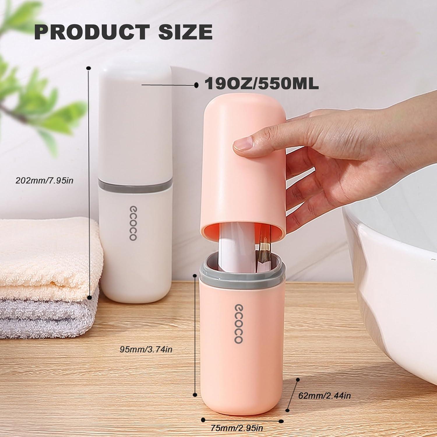 Estuche de Viaje para Cepillo de Dientes ZWCEGND Azul 20 cm