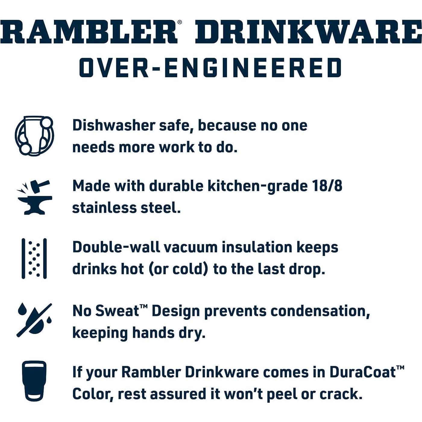 Botella YETI Rambler 740 ml Aislada Acero Inoxidable Rosa