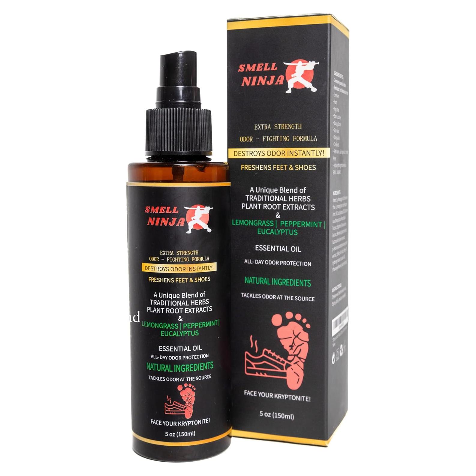 Desodorante Natural para Zapatos Smell Ninja Eucalipto 142g