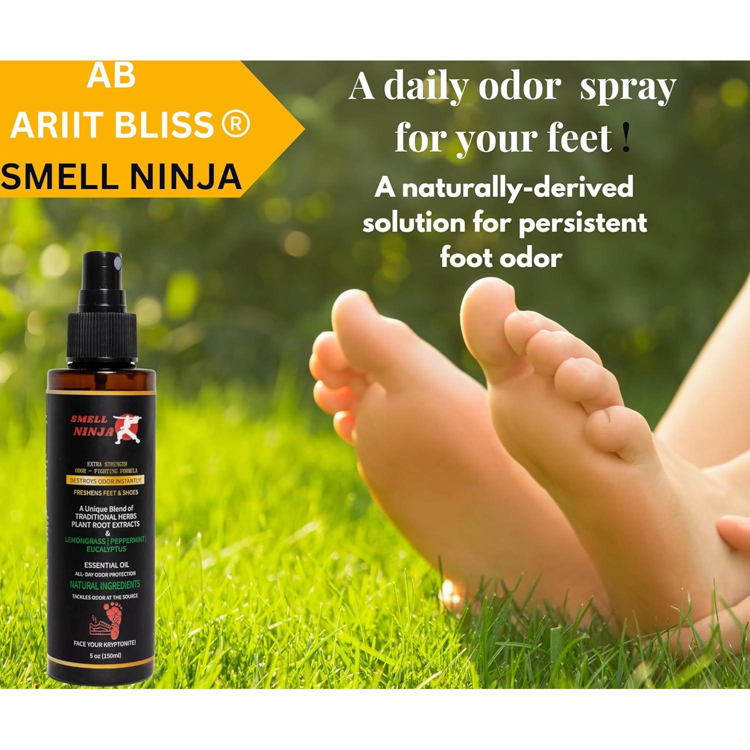 Desodorante Natural para Zapatos Smell Ninja Eucalipto 142g