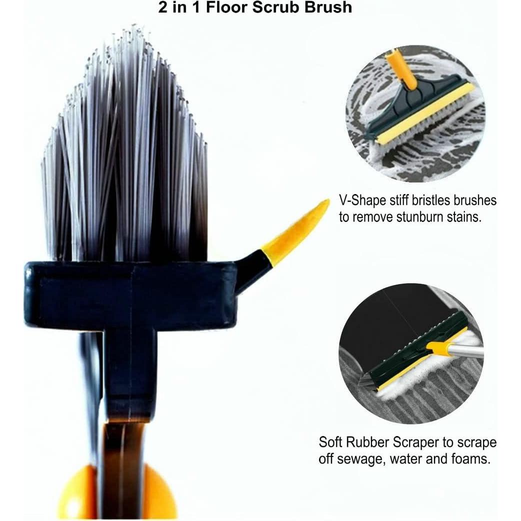 Cepillo de limpieza 2 en 1 CraftinAround con mango 120 cm