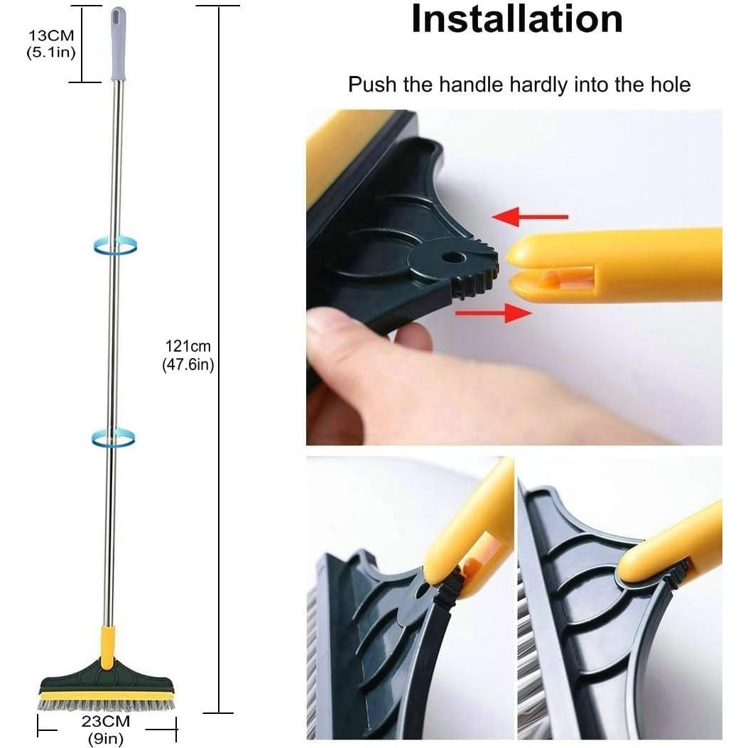 Cepillo de limpieza 2 en 1 CraftinAround con mango 120 cm