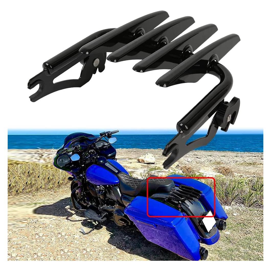Rack de Equipaje Desmontable DREAMIZER Negro para Harley 2009-2023
