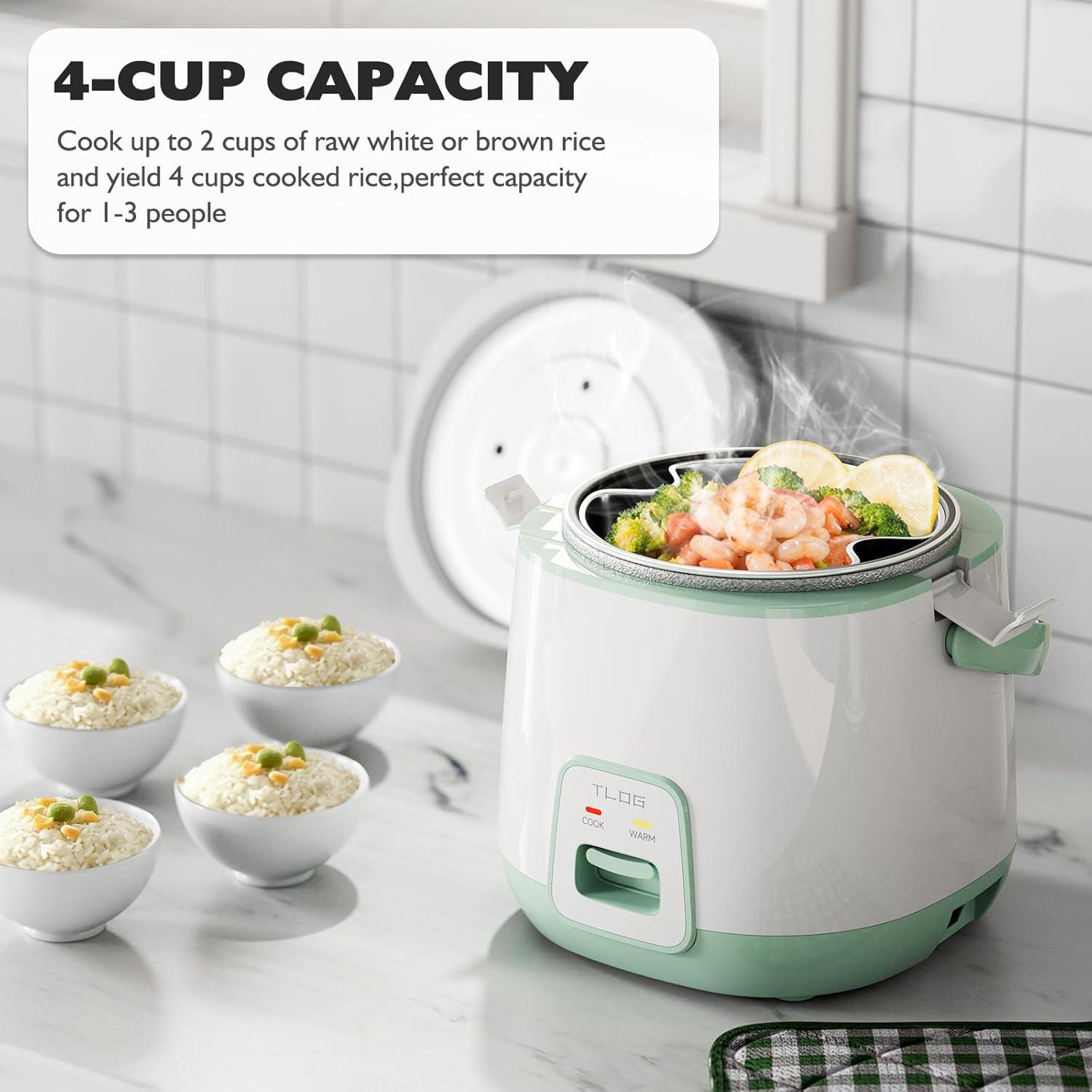 Cocedor de Arroz TLOG ARC-145 2 Tazas Antiadherente 1.2L