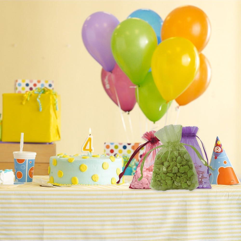 Bolsas de Organza Diueoly 50 Pcs 13x18 cm Verde Militar