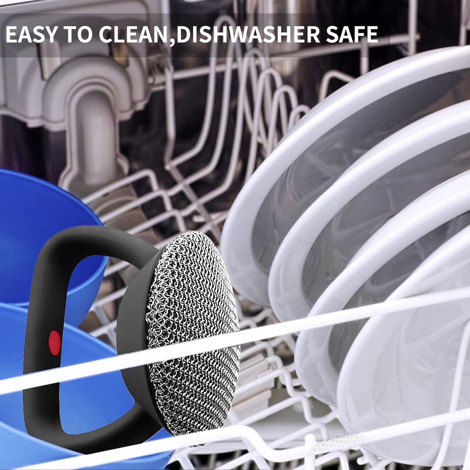 Limpiador de hierro fundido Herda con mango de silicona 226g