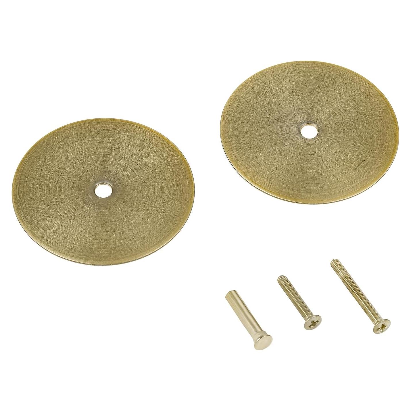 Placa de Cubierta de Agujero de Manija de Puerta Bronce Antiguo 66mm