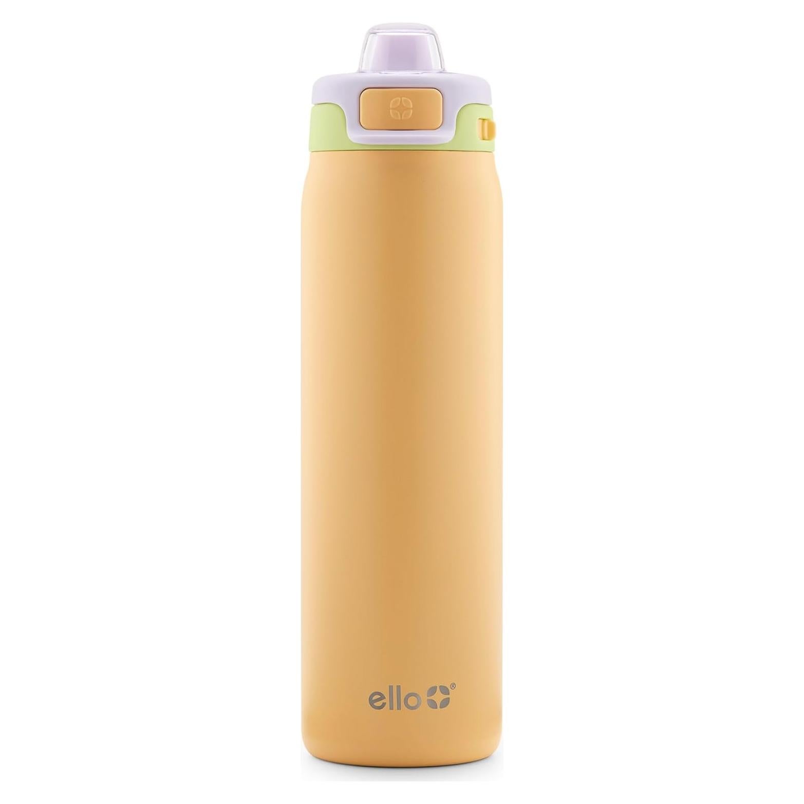 Botella de Agua Ello Pop & Fill 650ml Acero Inoxidable Aislada