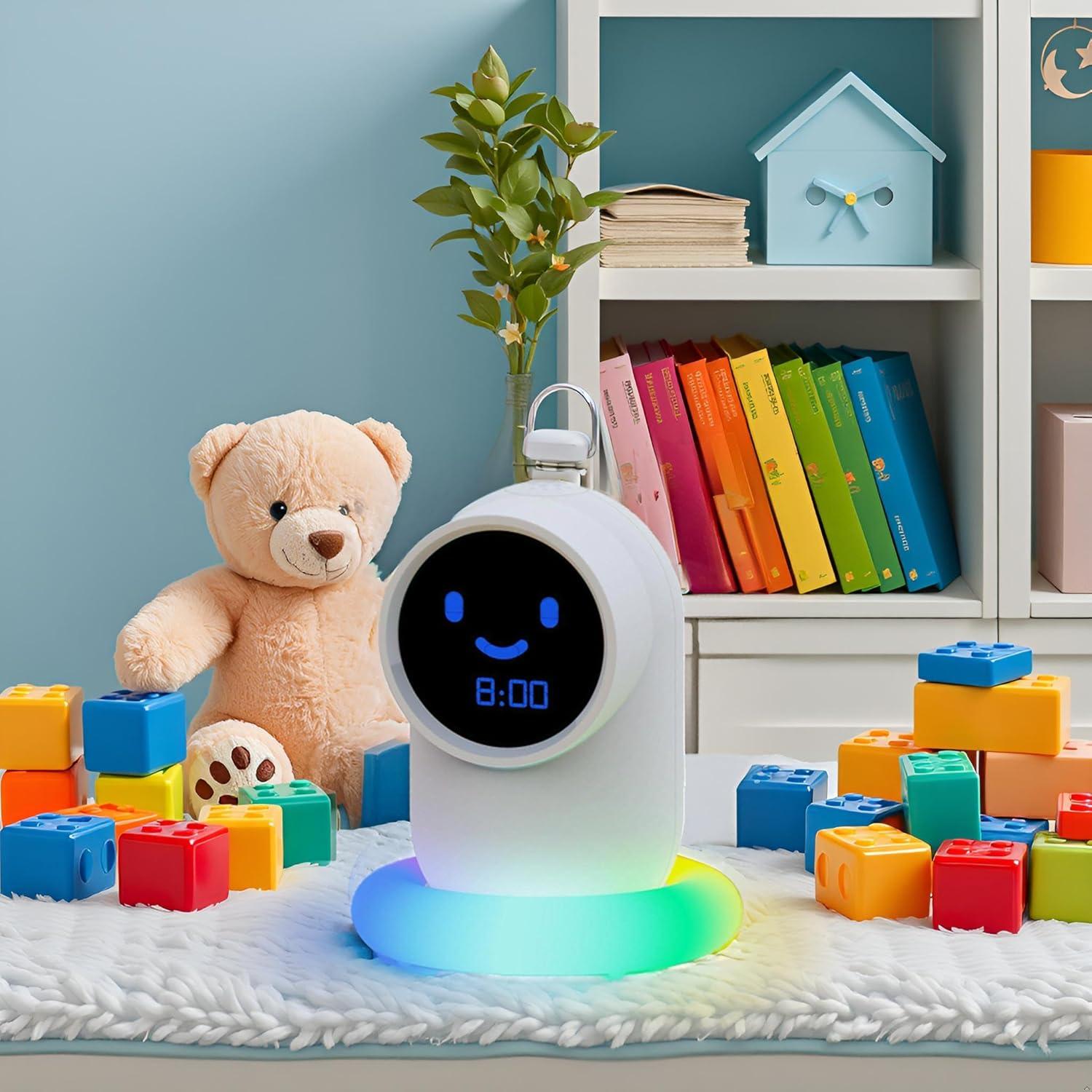 Reloj Despertador Digital Luuzuu Azul con LED y Temporizador