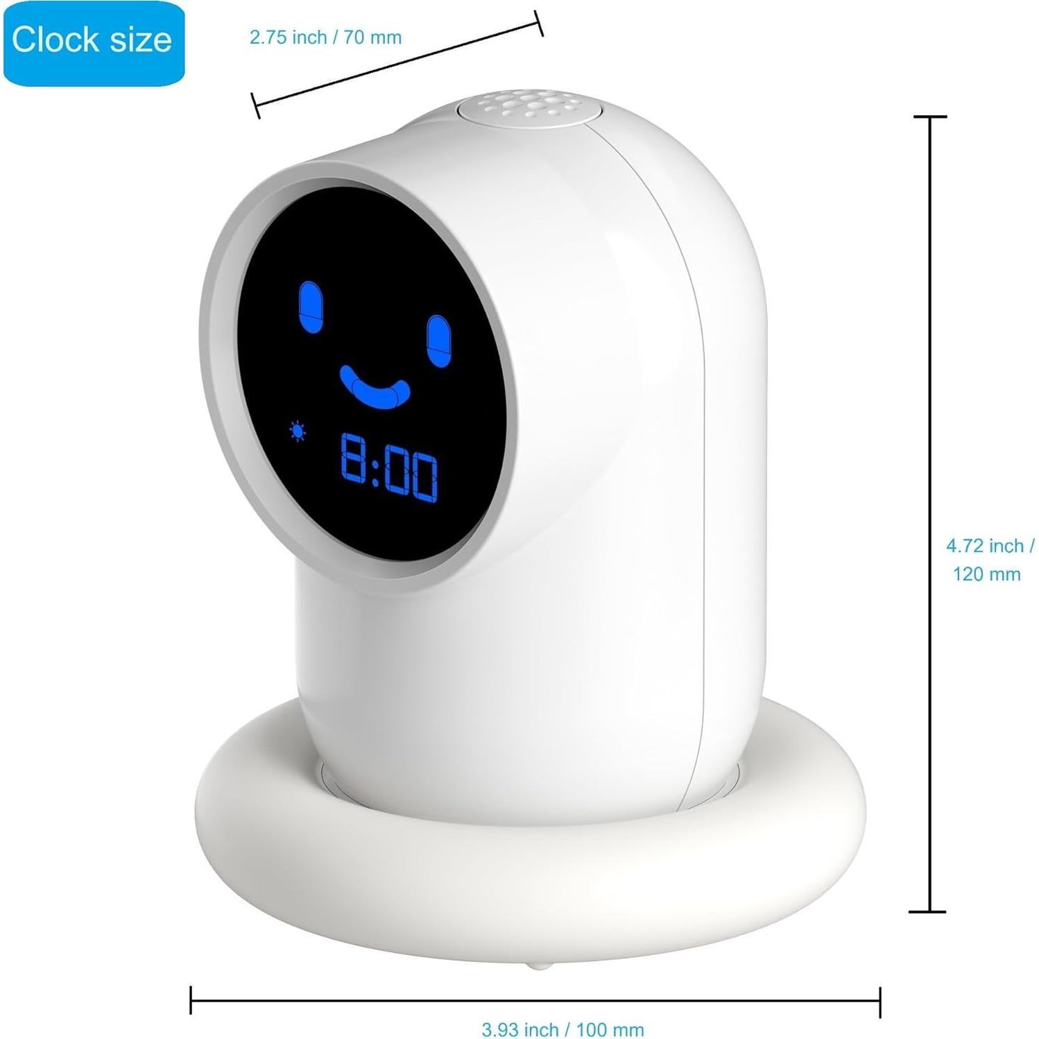 Reloj Despertador Digital Luuzuu Azul con LED y Temporizador