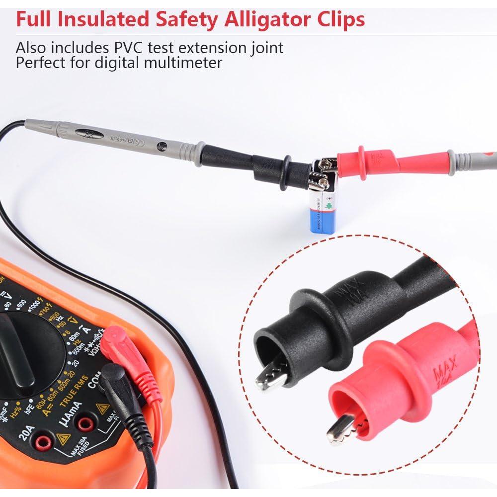 Juego de Cables de Prueba Multímetro Eléctrico Handskit 1000V 10A