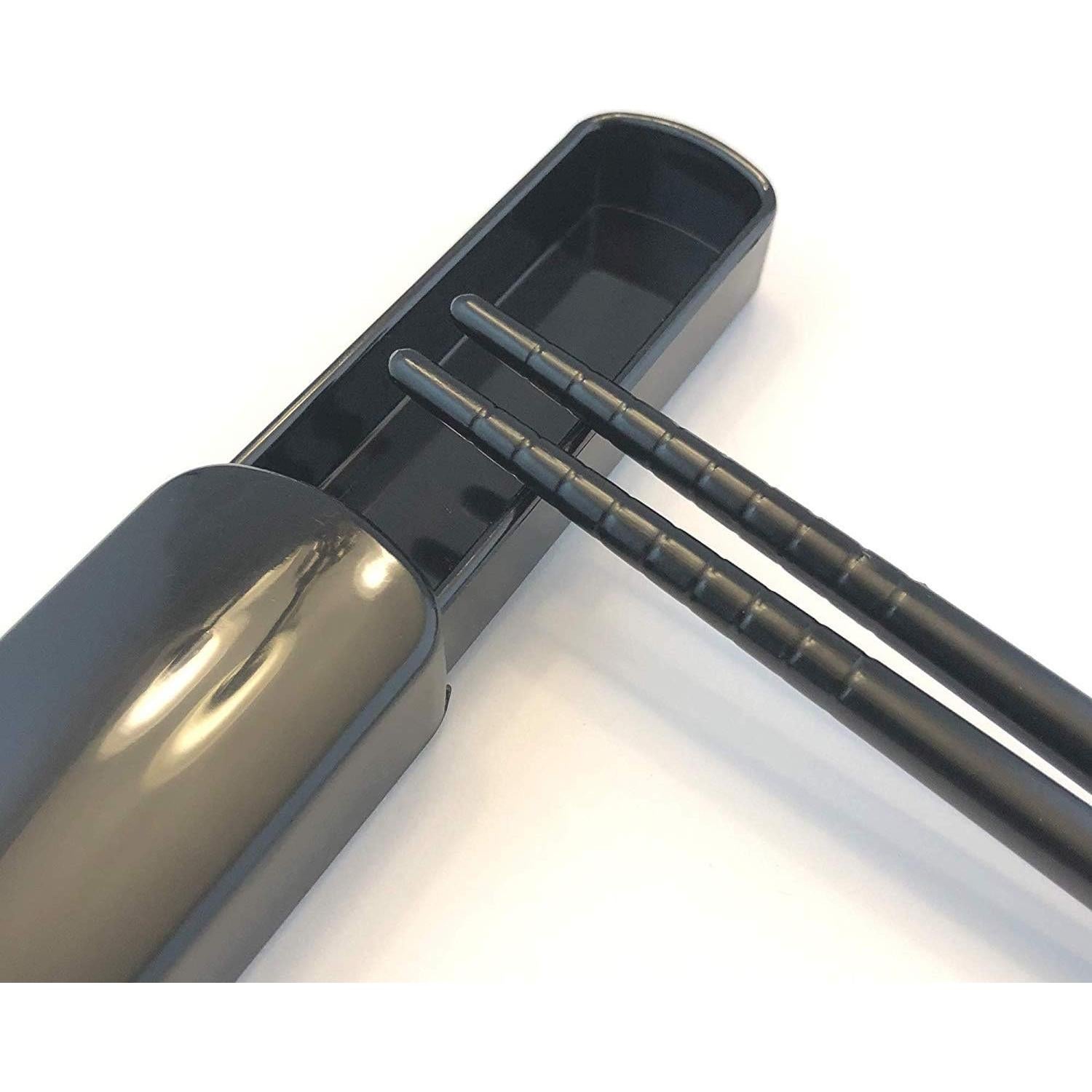 Palillos Portátiles de Bambú JapanBargain 3643 con Estuche