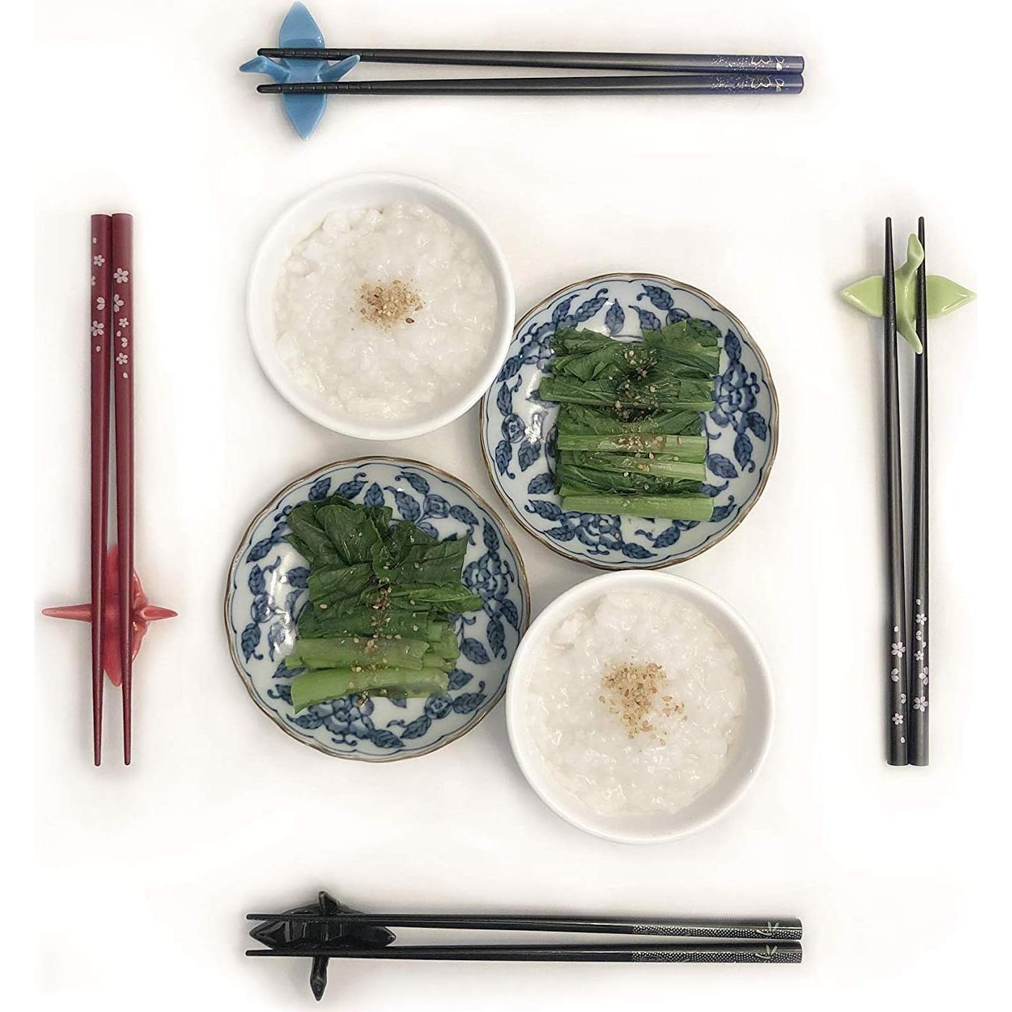 Palillos Portátiles de Bambú JapanBargain 3643 con Estuche