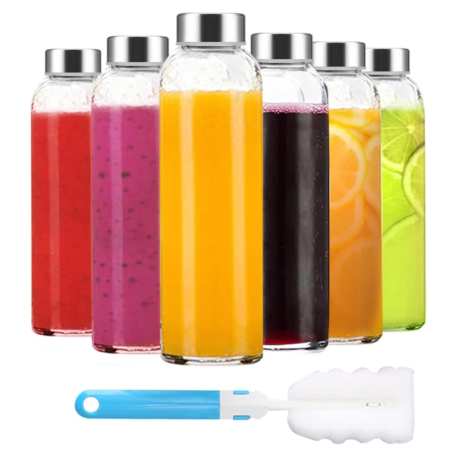 Botellas de vidrio Luxfuel 6 unidades 530 ml a prueba de fugas