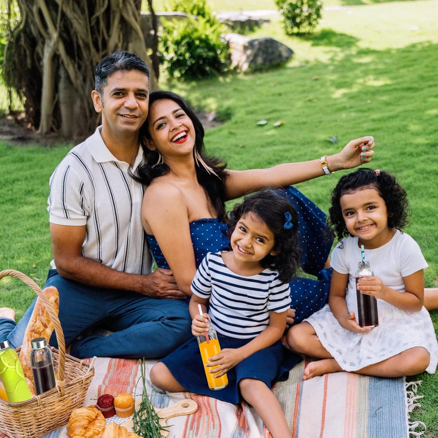 Botellas de vidrio Luxfuel 6 unidades 530 ml a prueba de fugas