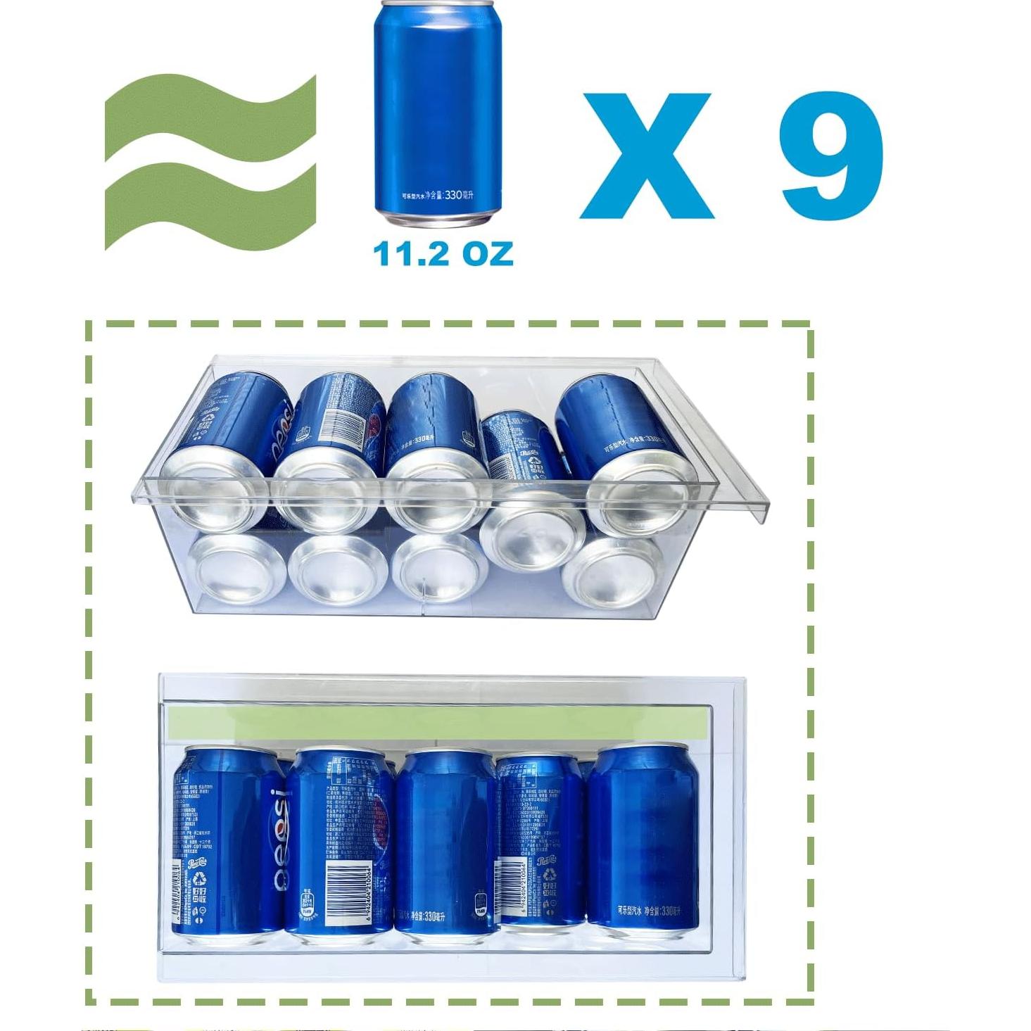 Organizador de Cajón para Refrigerador Yatmung 2 Pack 35-54 cm