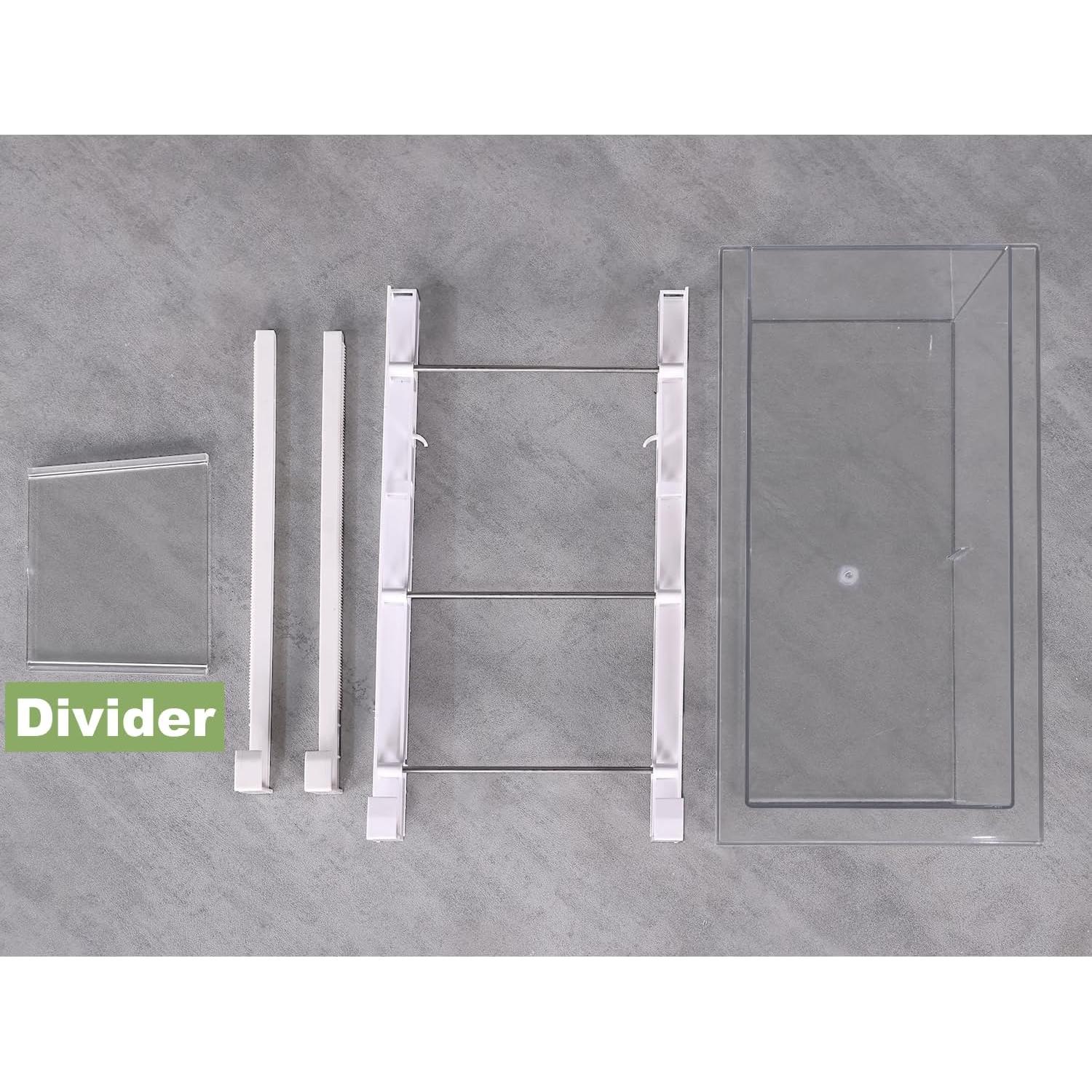 Organizador de Cajón para Refrigerador Yatmung 2 Pack 35-54 cm